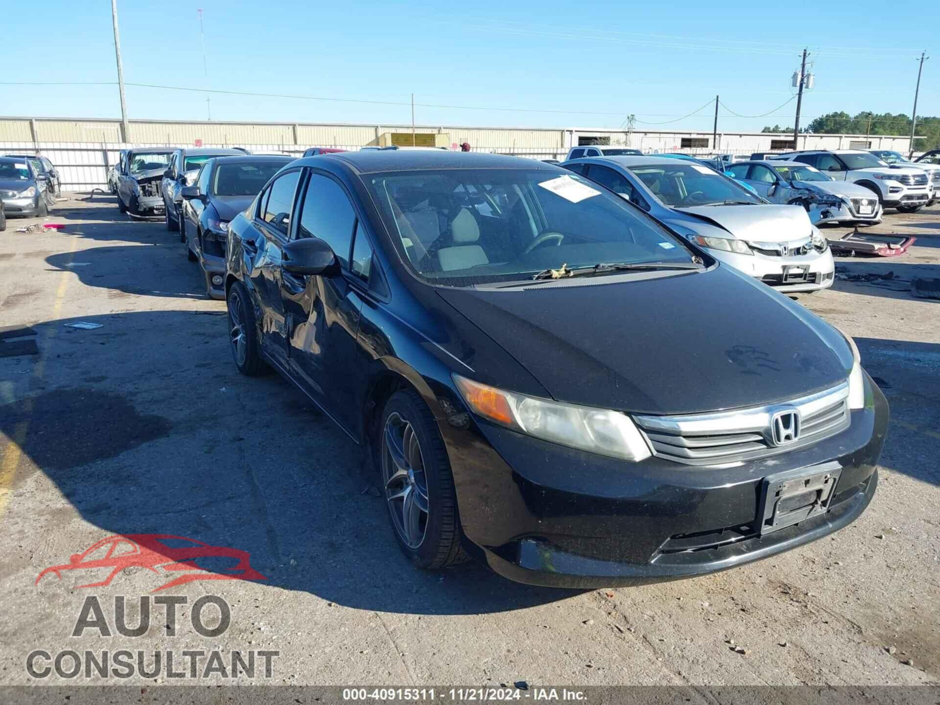 HONDA CIVIC 2012 - 19XFB2F5XCE076534