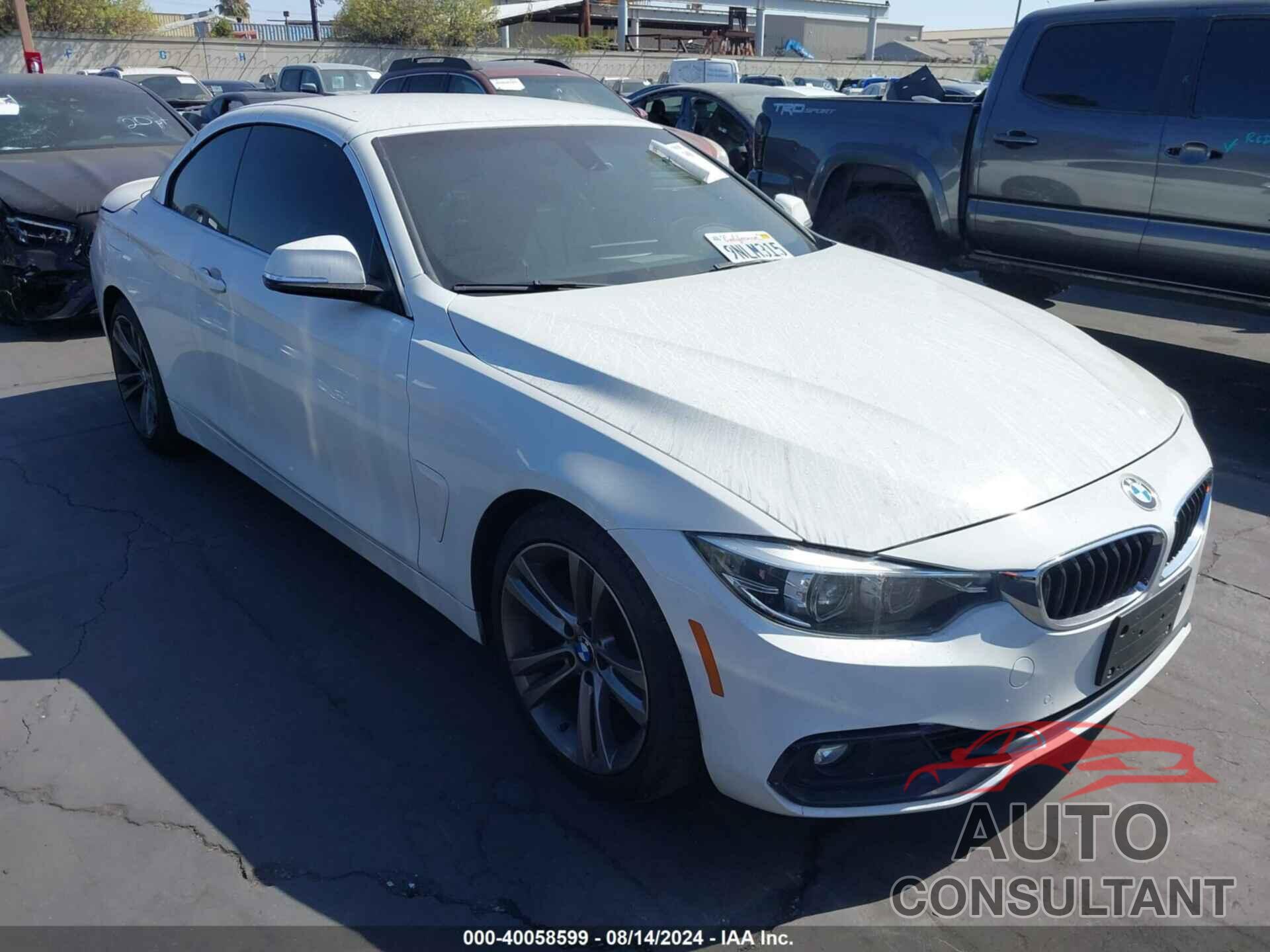 BMW 430I 2018 - WBA4Z1C52JEC60649