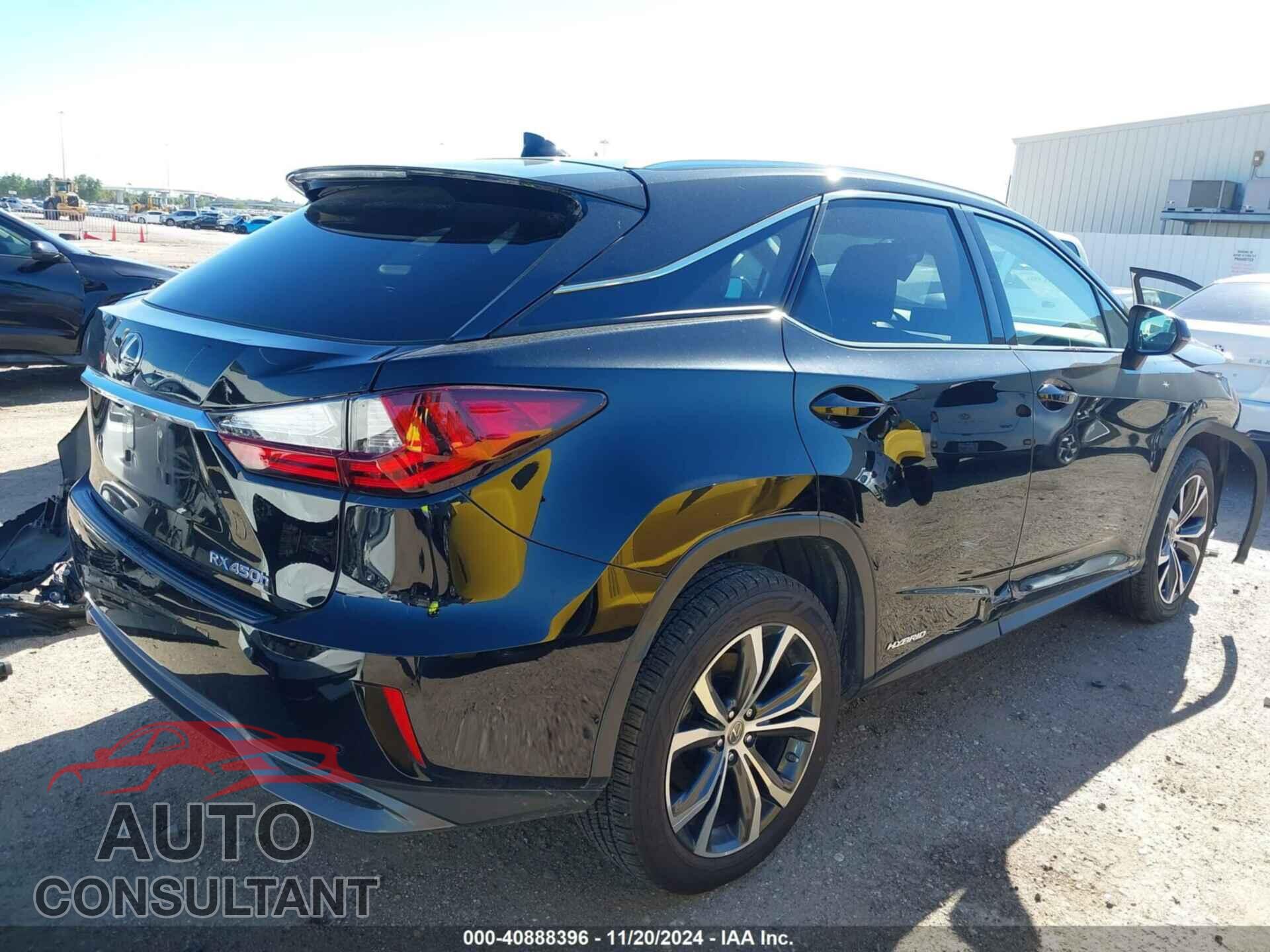 LEXUS RX 450H 2017 - 2T2BGMCA7HC019643