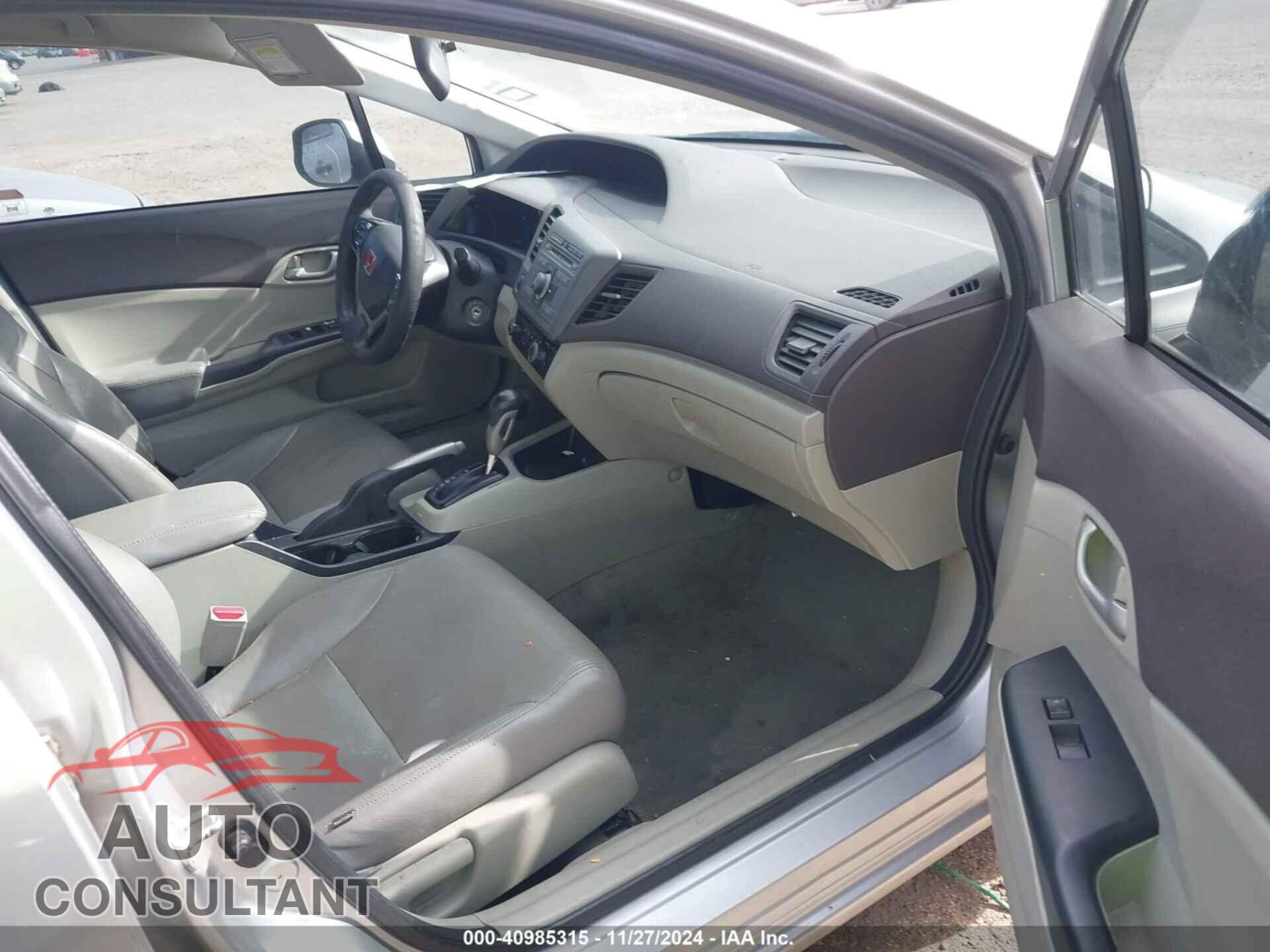 HONDA CIVIC 2012 - 2HGFB2F56CH610229