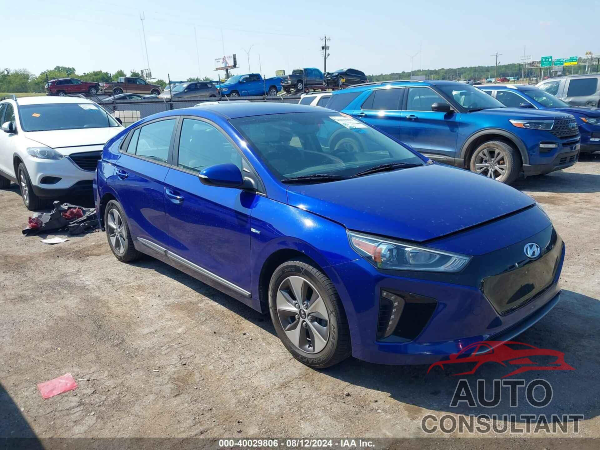 HYUNDAI IONIQ ELECTRIC 2019 - KMHC75LH0KU049228