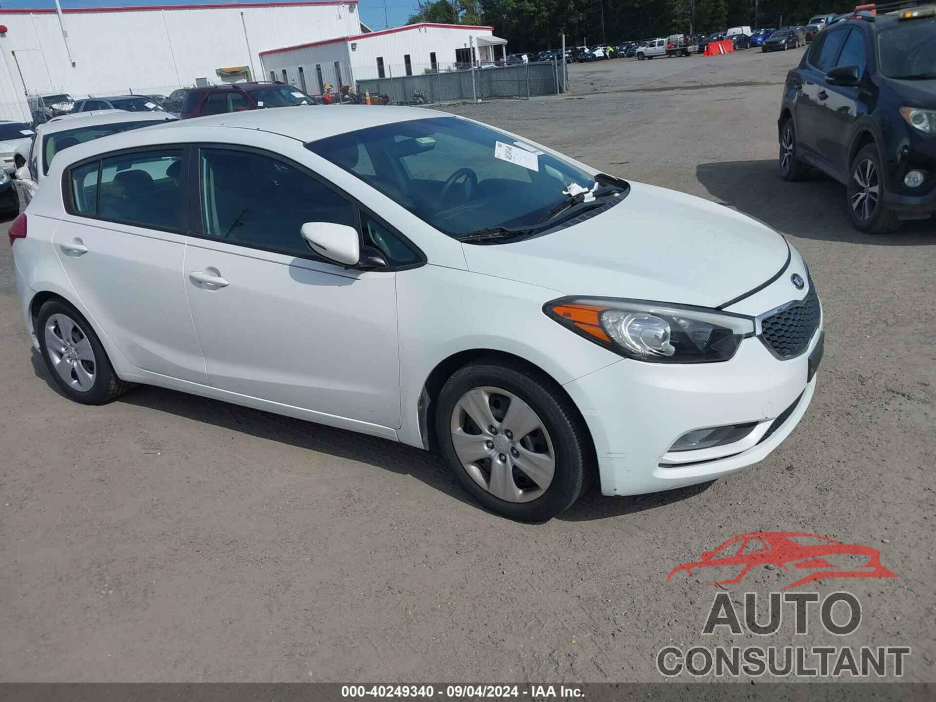 KIA FORTE 2016 - KNAFK5A81G5588782