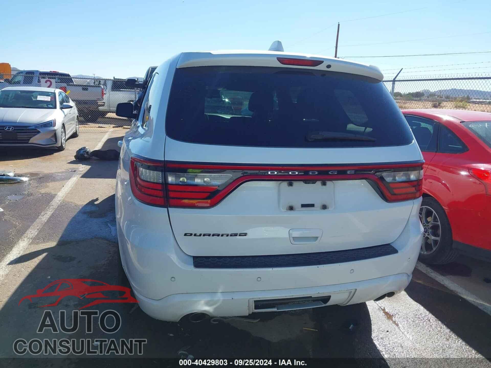 DODGE DURANGO 2016 - 1C4RDHAG6GC502803