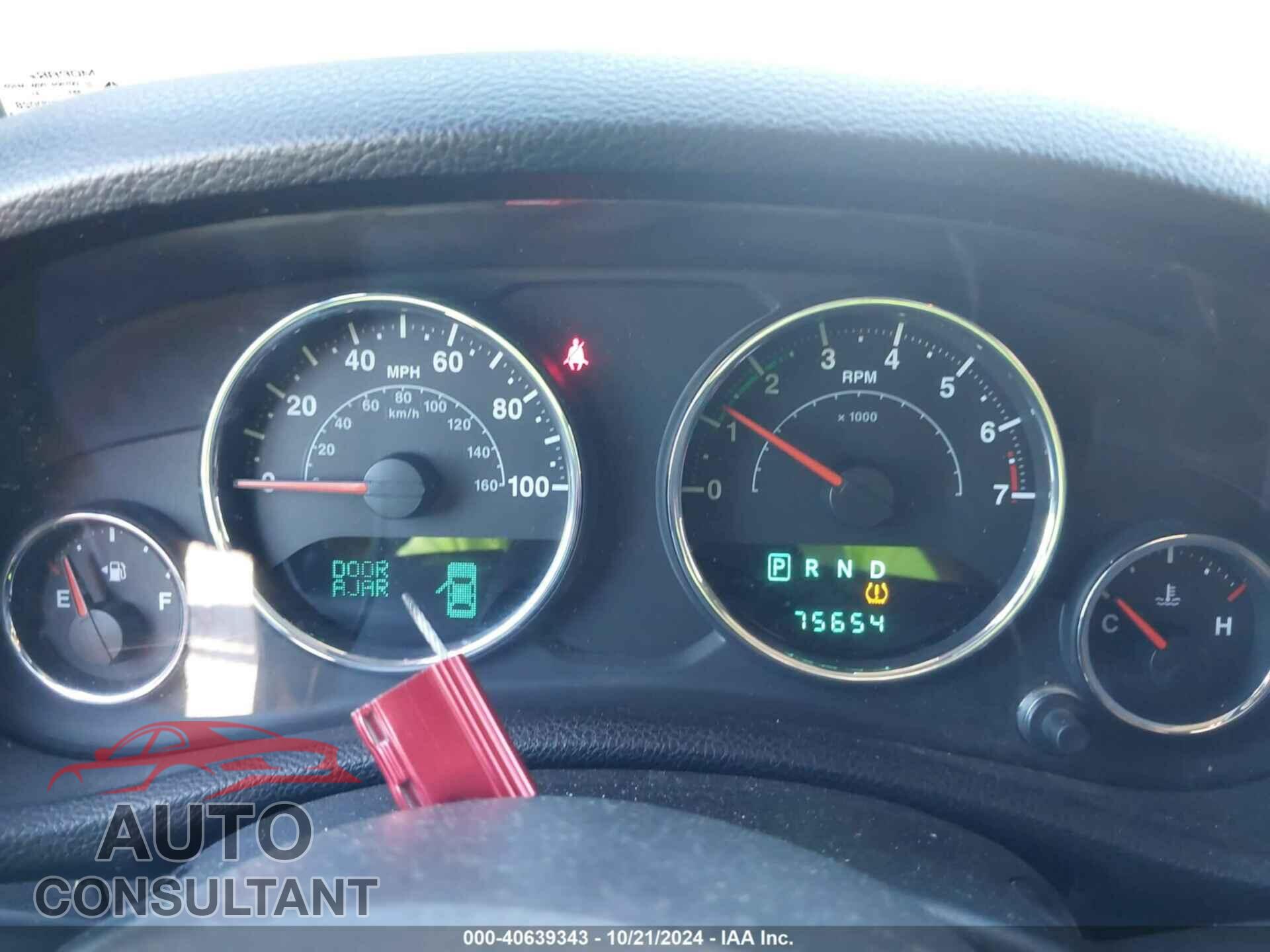 JEEP WRANGLER 2012 - 1C4AJWAG2CL129926