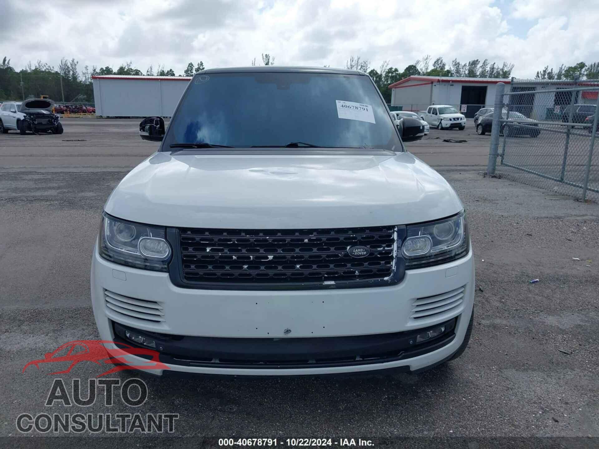LAND ROVER RANGE ROVER 2013 - SALGS2DFXDA105379