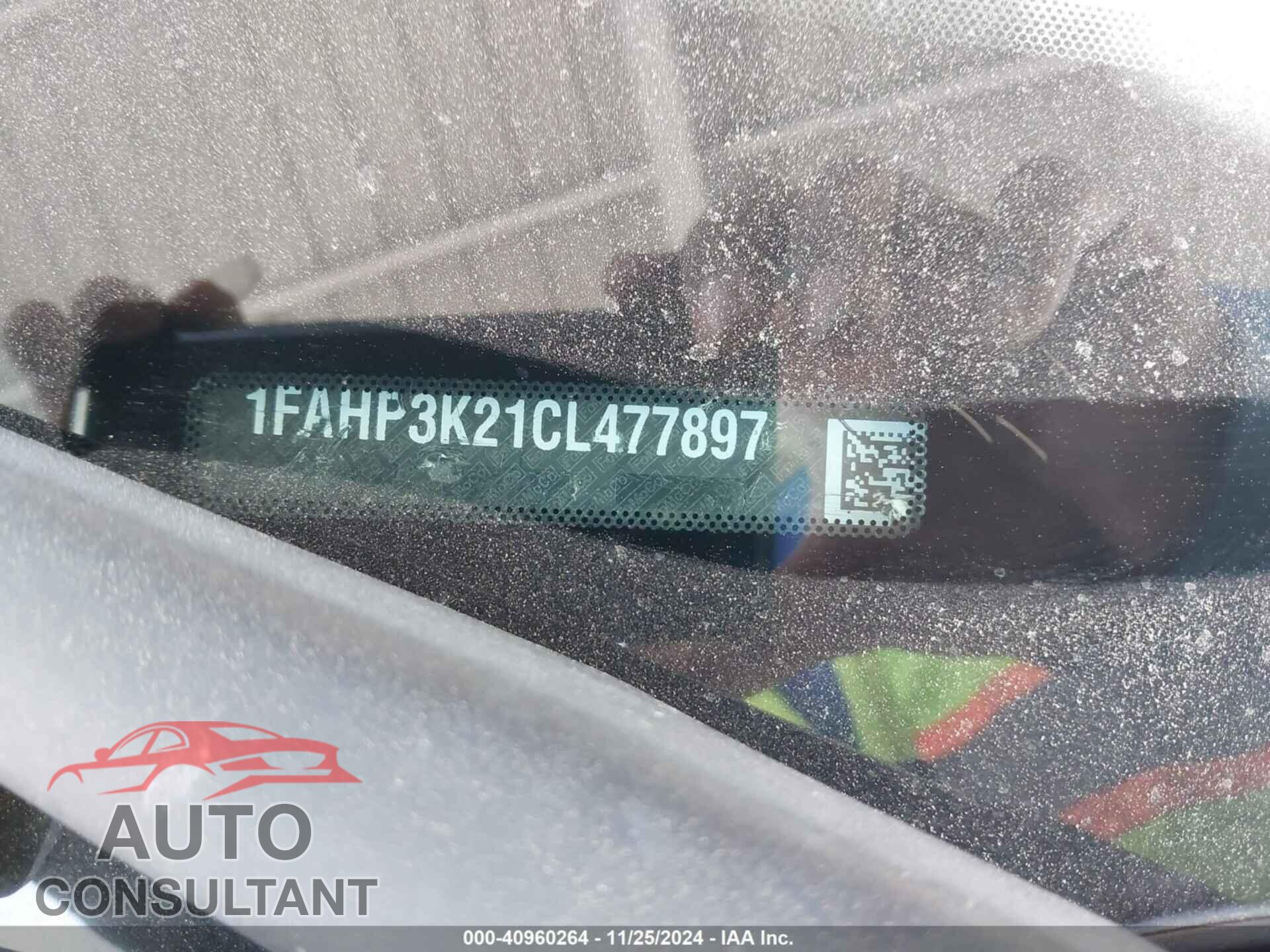 FORD FOCUS 2012 - 1FAHP3K21CL477897