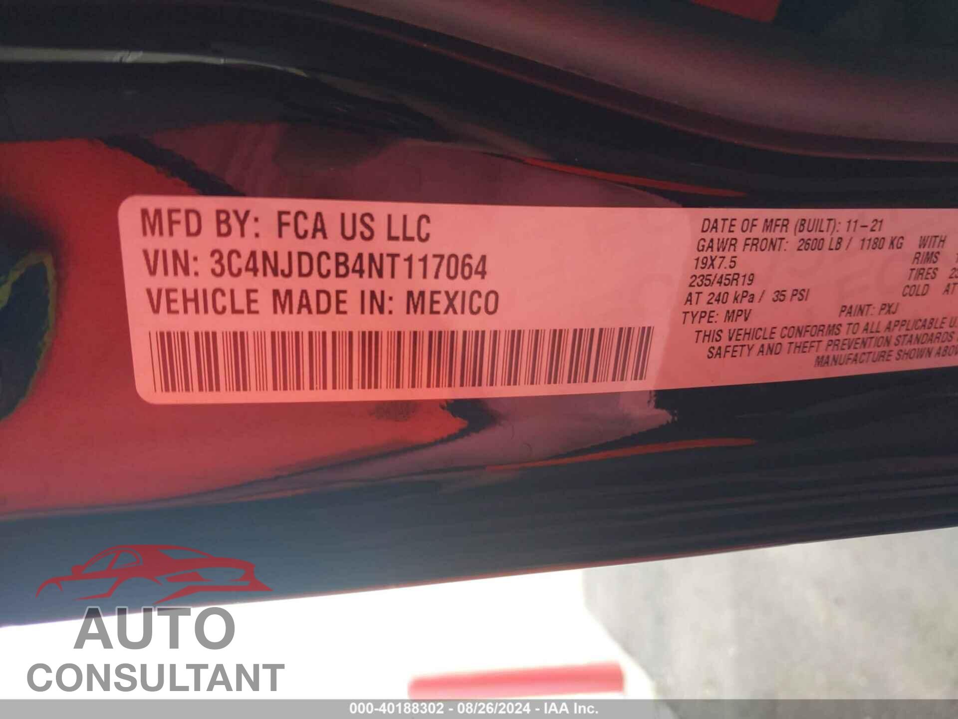 JEEP COMPASS 2022 - 3C4NJDCB4NT117064
