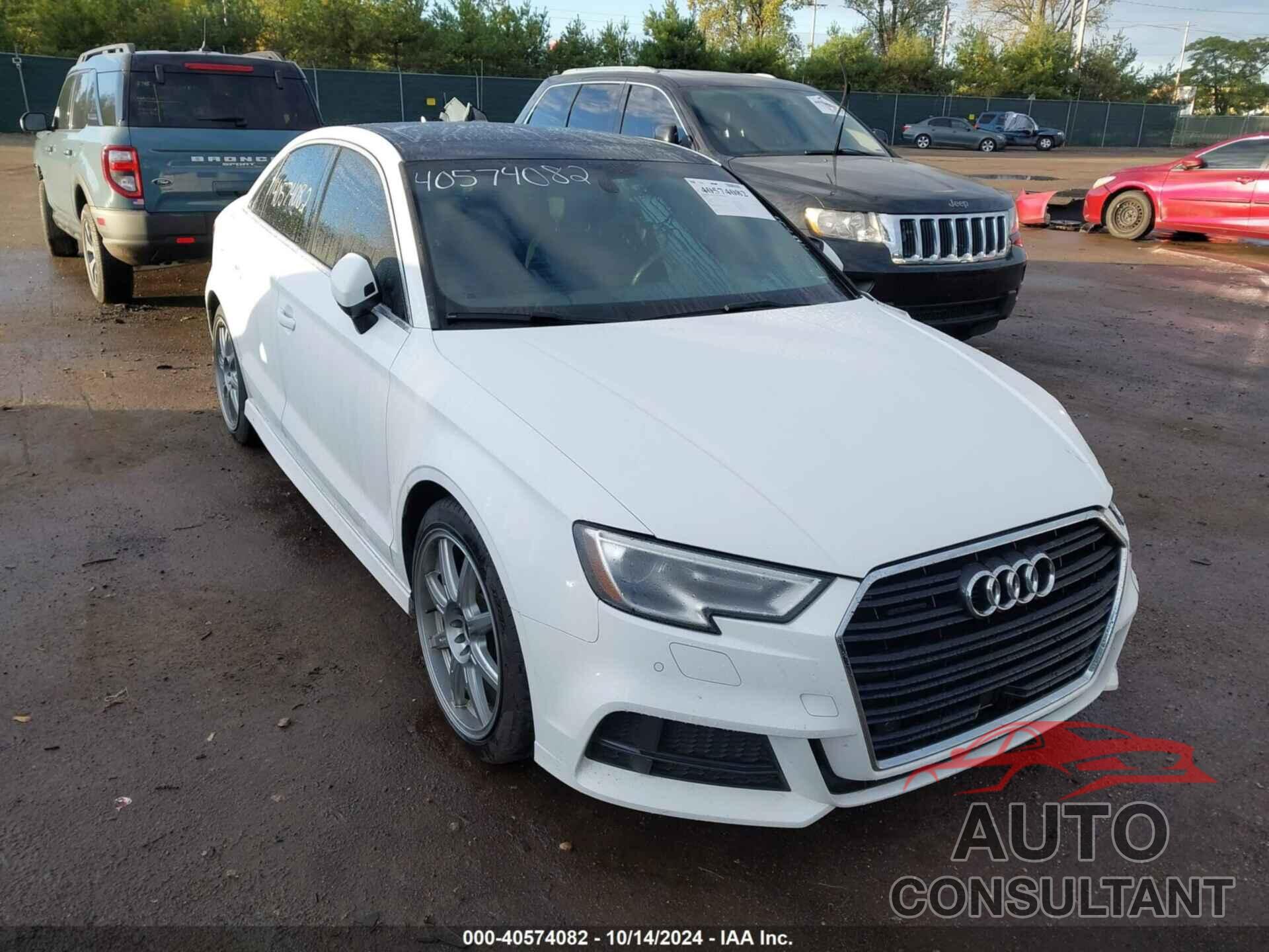 AUDI A3 2017 - WAUJ8GFF2H1030461