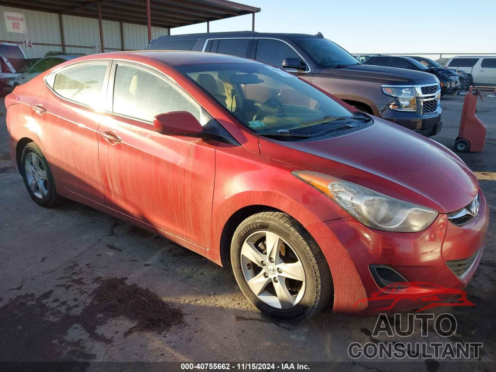 HYUNDAI ELANTRA 2011 - KMHDH4AE7BU106769