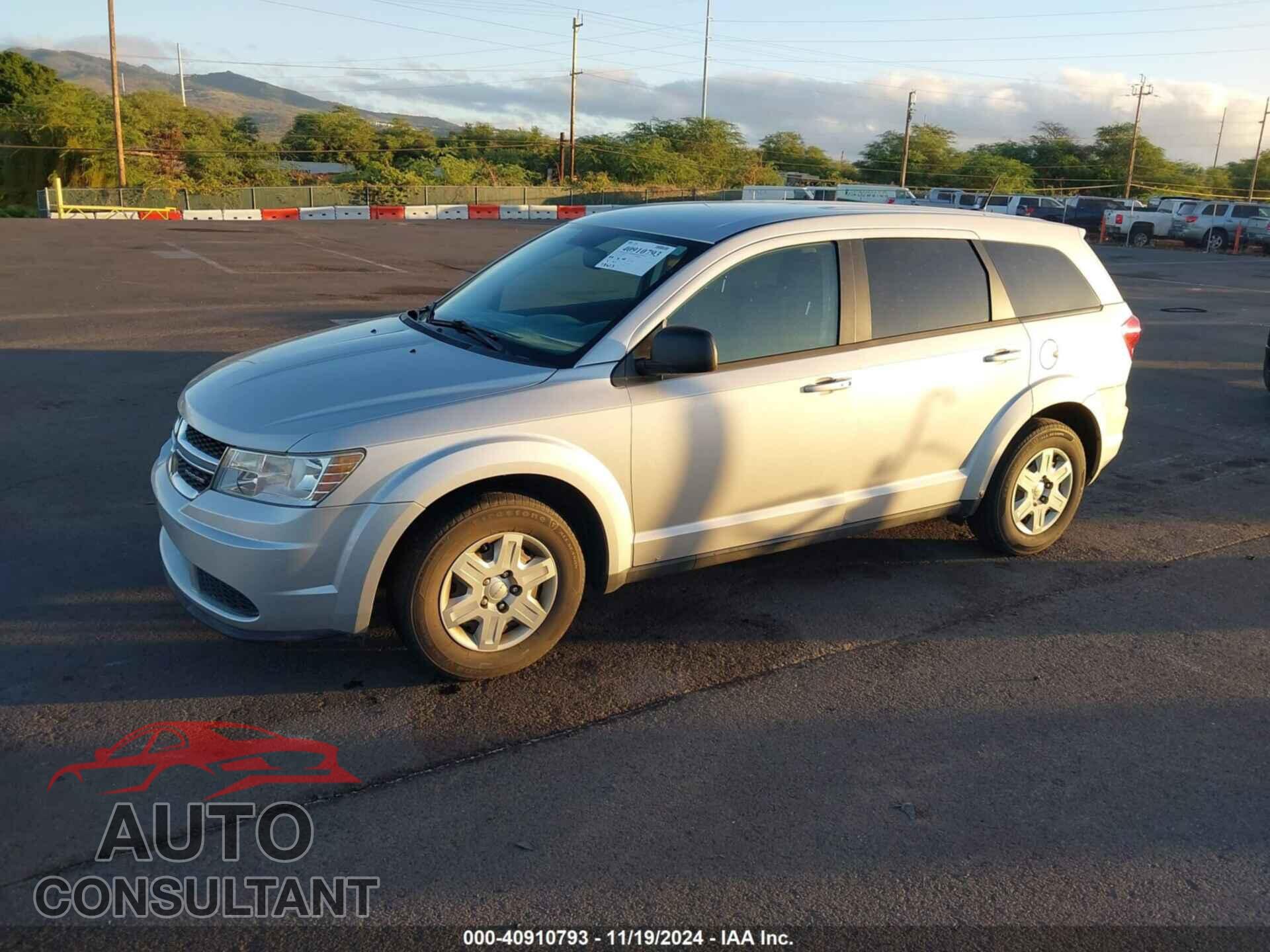 DODGE JOURNEY 2012 - 3C4PDCAB3CT135761