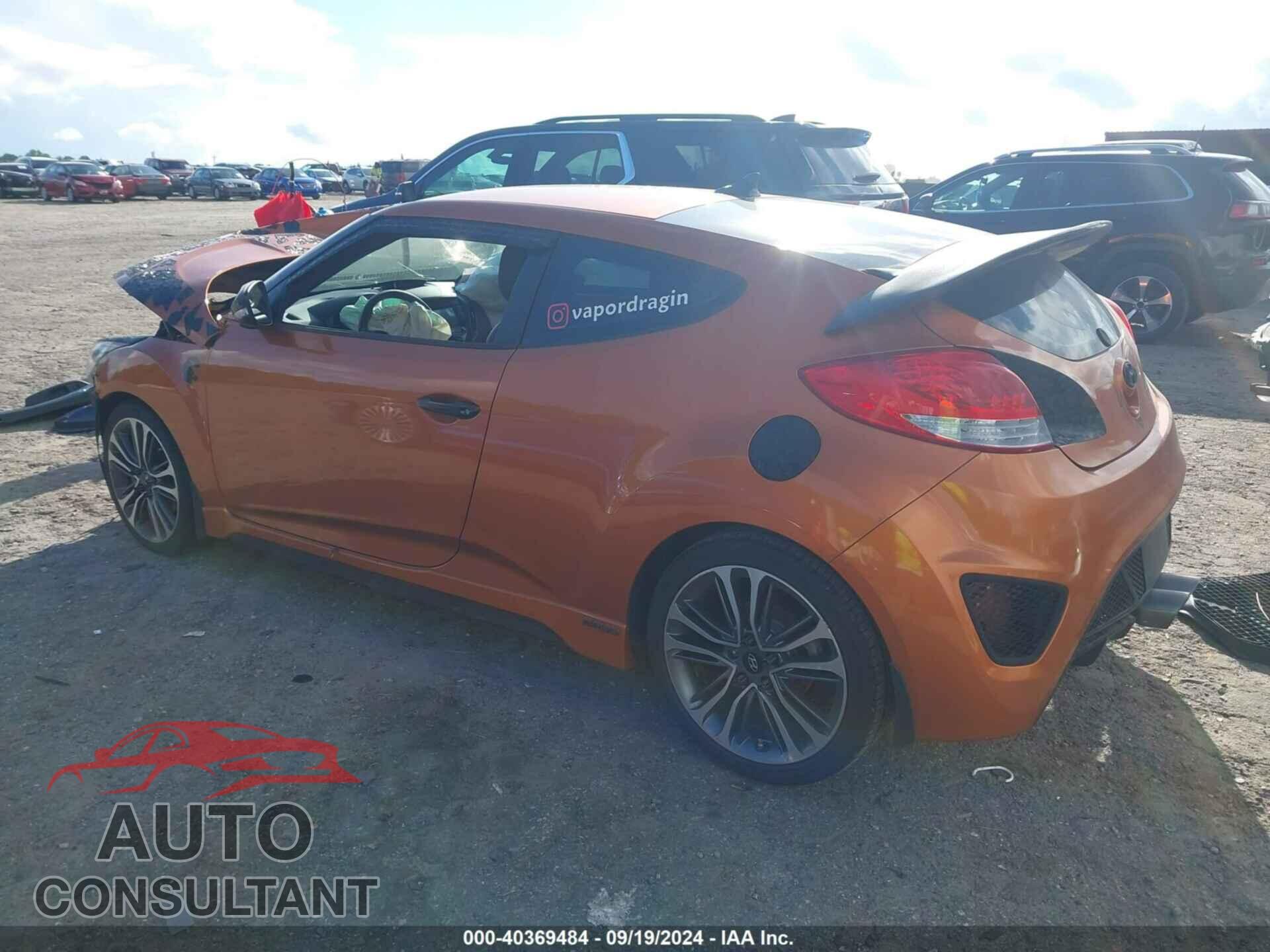 HYUNDAI VELOSTER 2016 - KMHTC6AE6GU281544