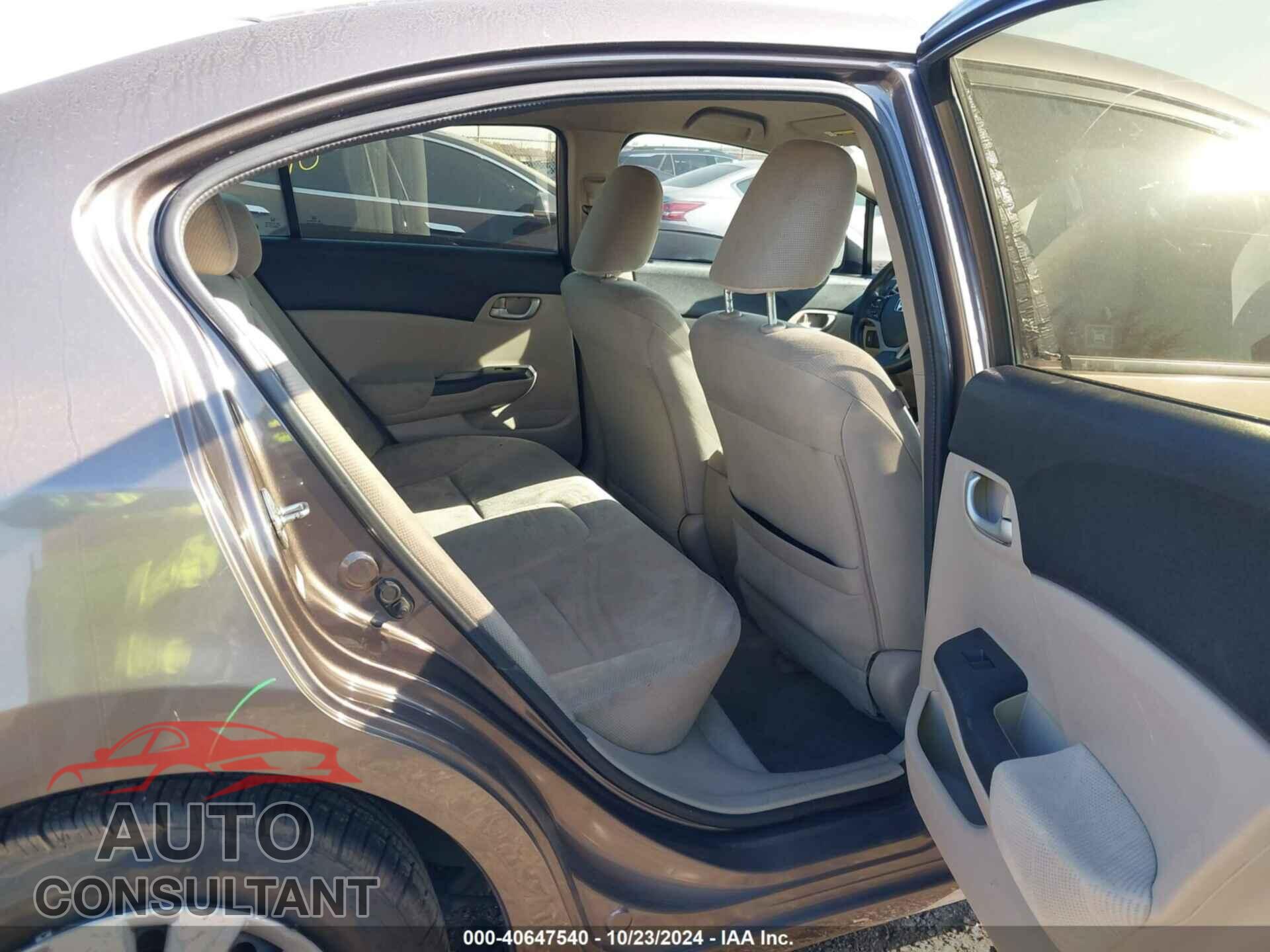 HONDA CIVIC SDN 2012 - 2HGFB2F53CH559370