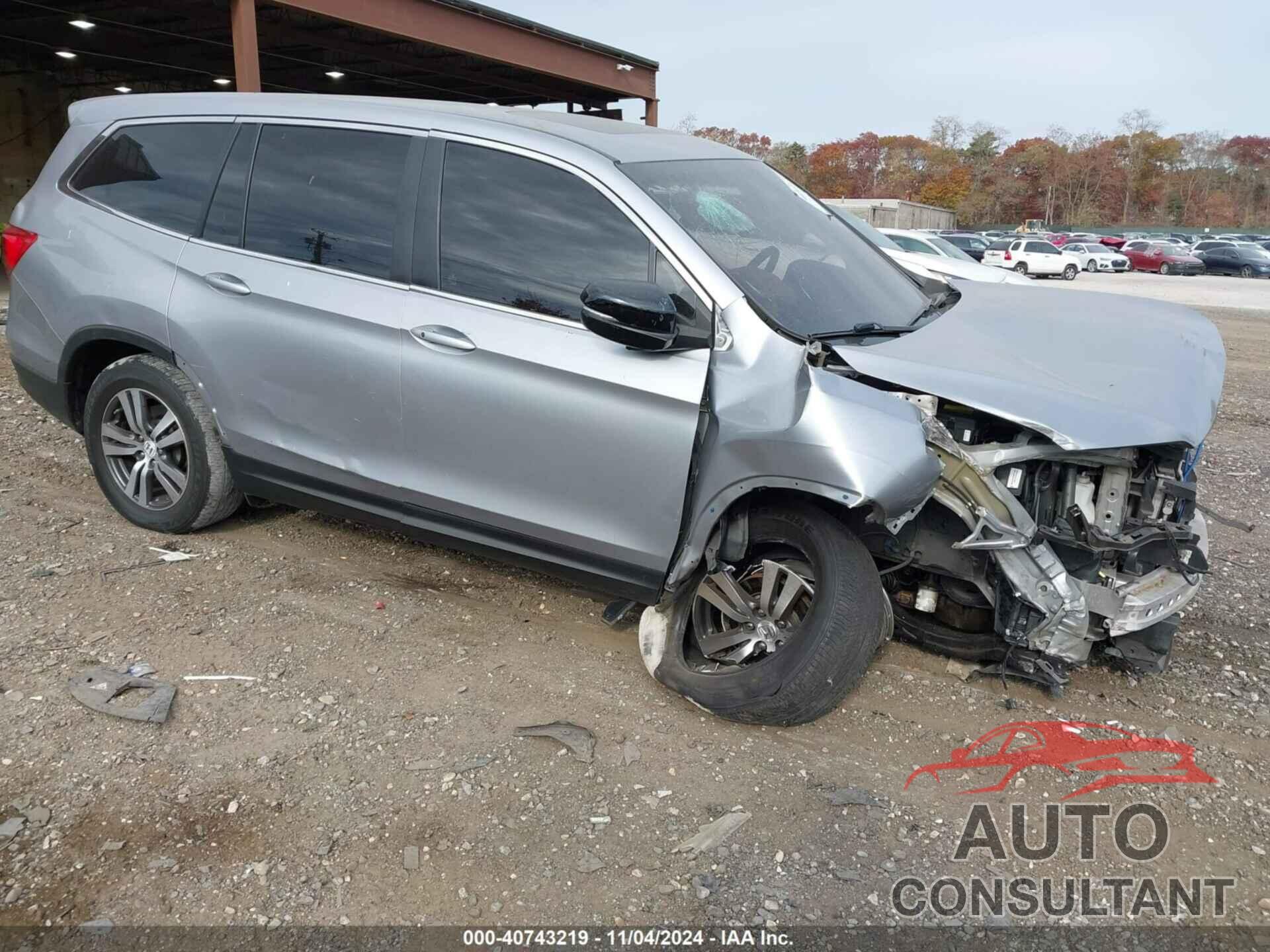 HONDA PILOT 2017 - 5FNYF6H56HB033568