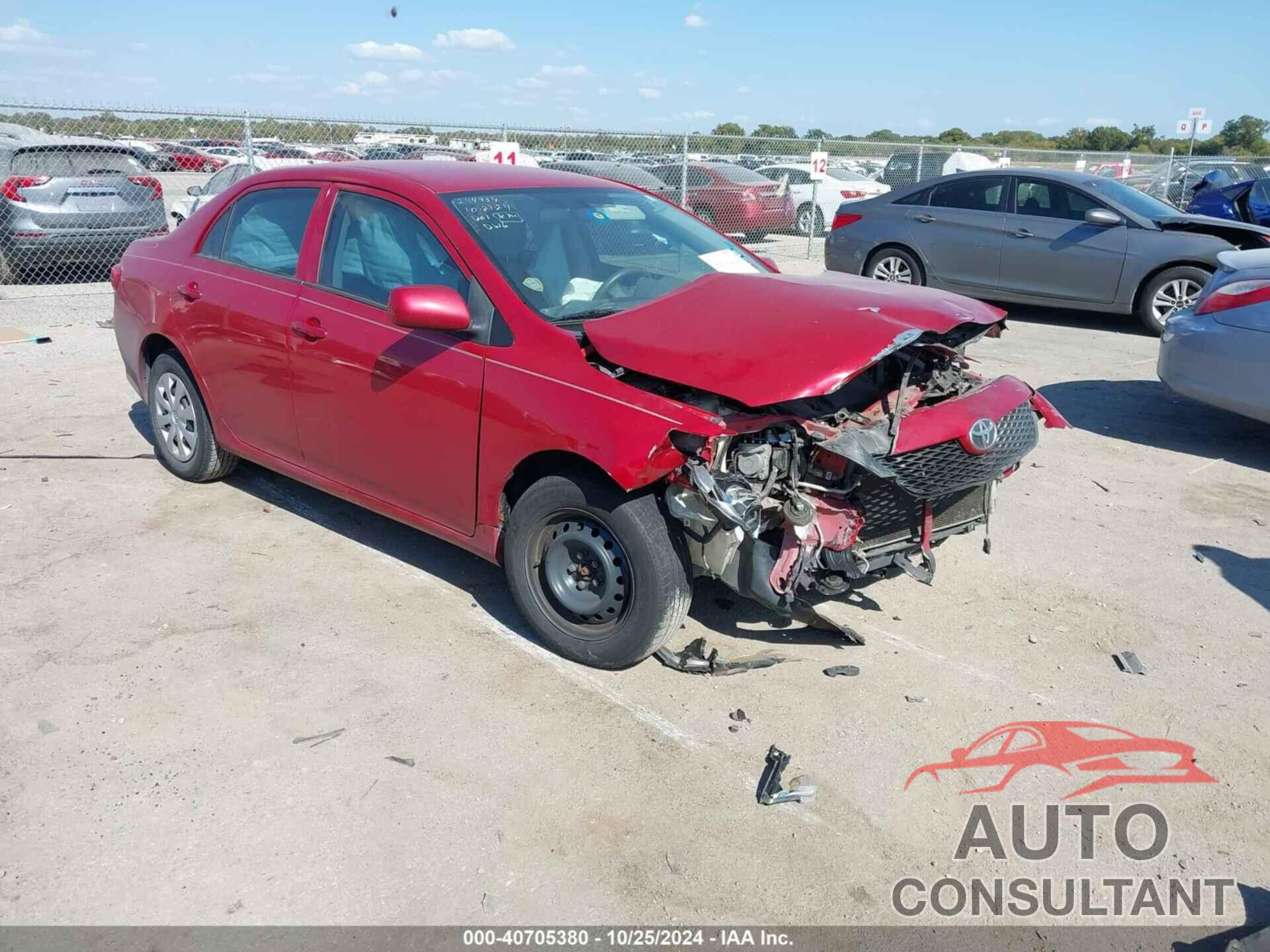 TOYOTA COROLLA 2010 - 1NXBU4EE6AZ210357