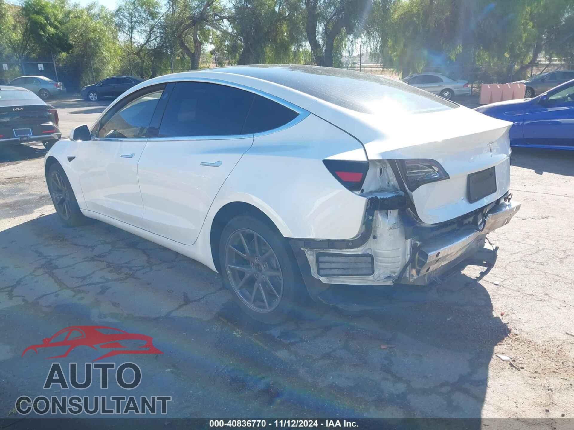 TESLA MODEL 3 2019 - 5YJ3E1EA7KF401541