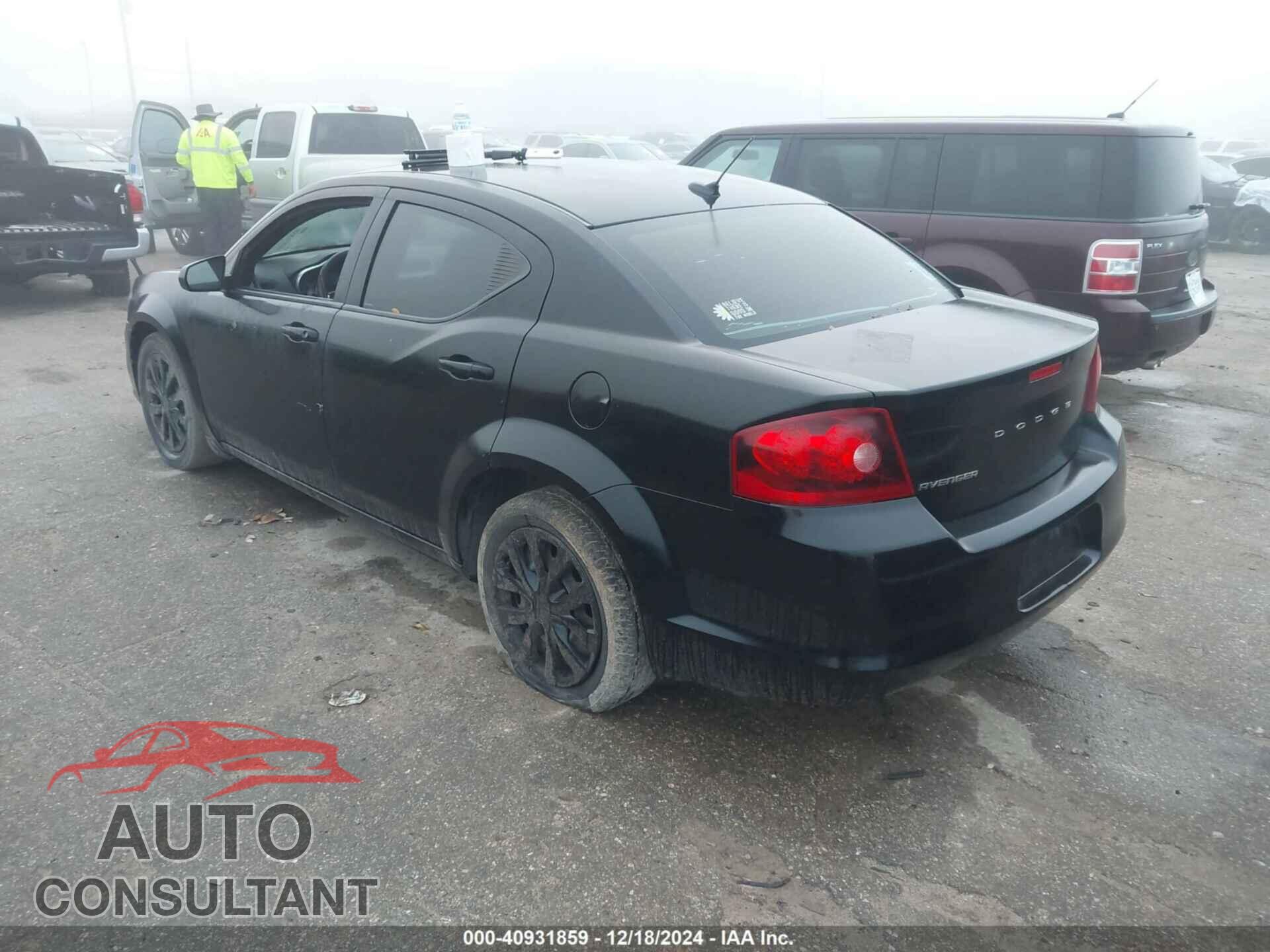 DODGE AVENGER 2012 - 1C3CDZAB2CN220256