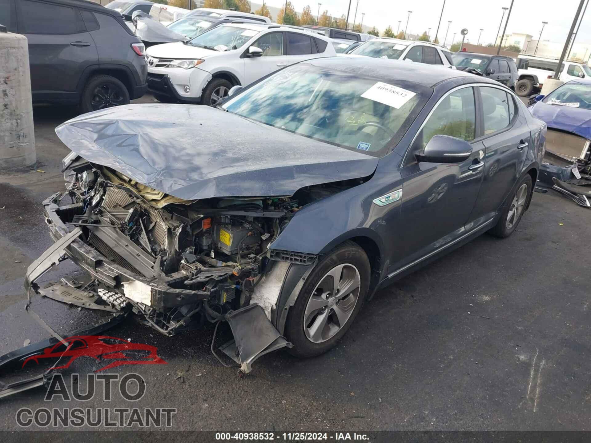 KIA OPTIMA HYBRID 2014 - KNAGM4AD3E5067954