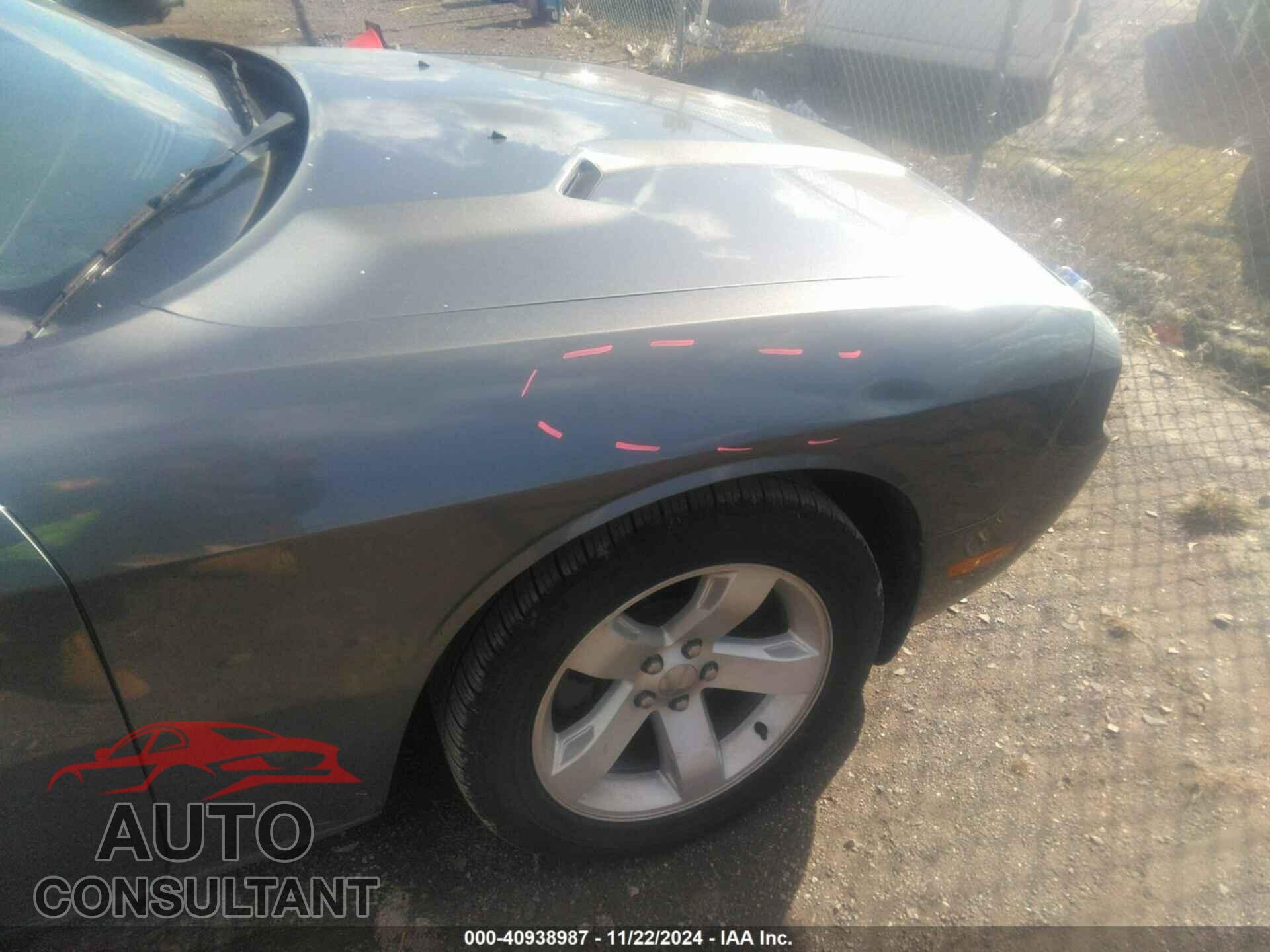 DODGE CHALLENGER 2012 - 2C3CDYAG9CH155453