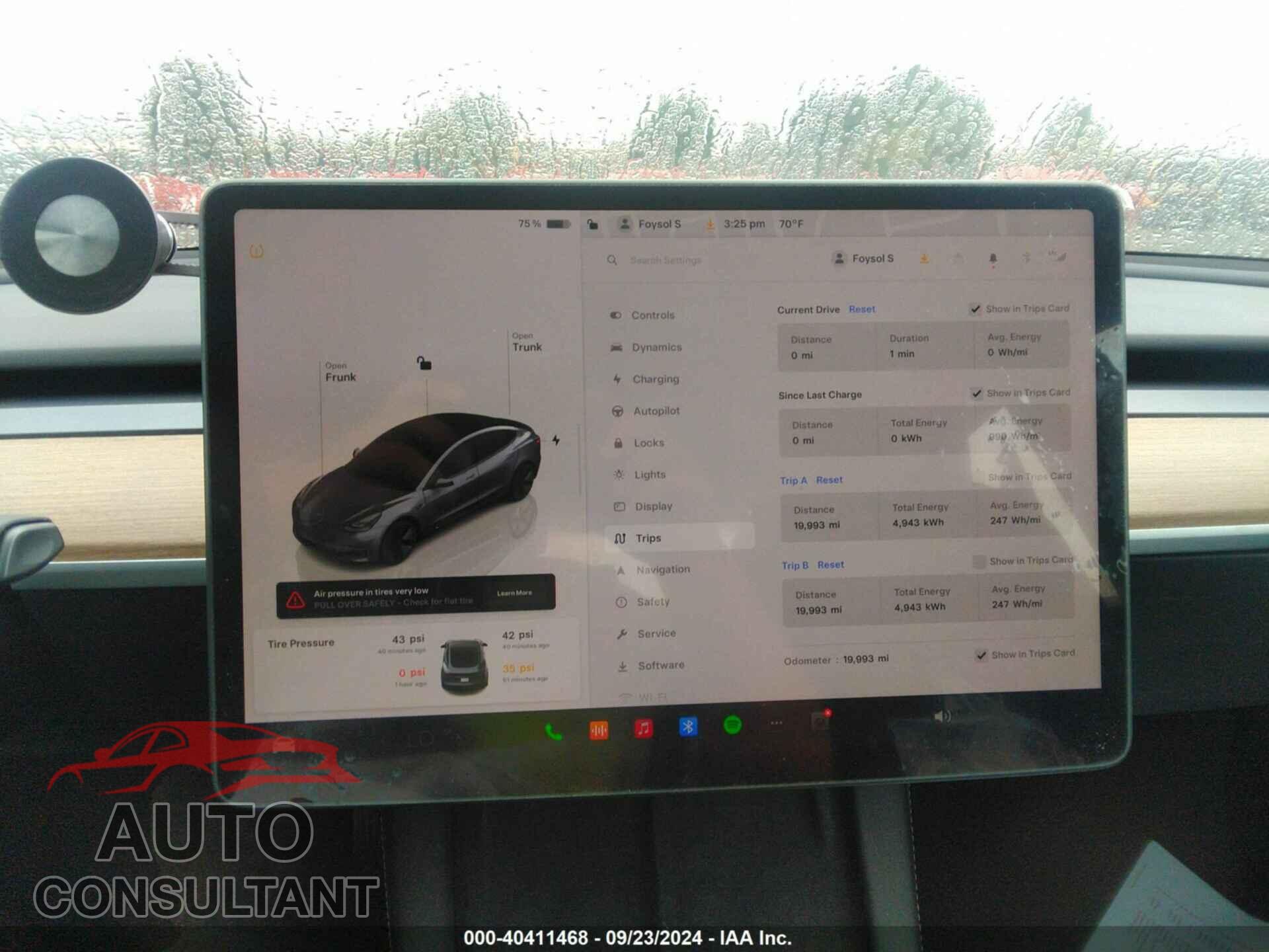 TESLA MODEL Y 2023 - 7SAYGDEE4PF764121
