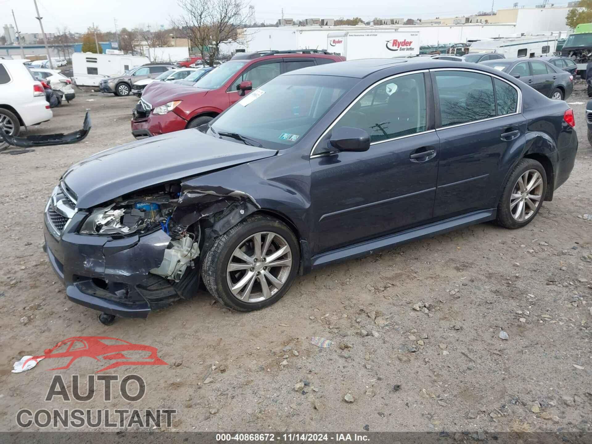 SUBARU LEGACY 2013 - 4S3BMBL67D3021117
