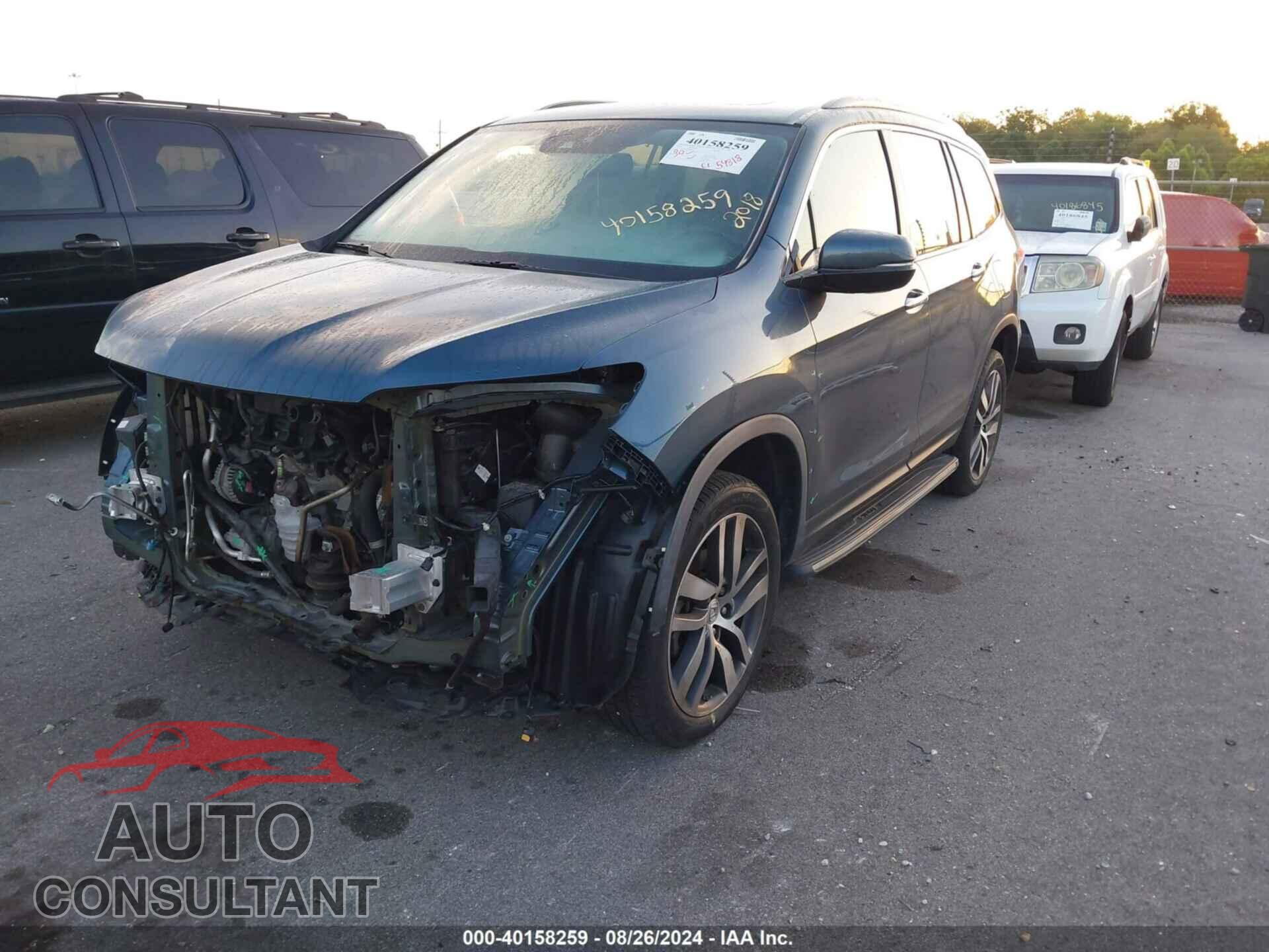 HONDA PILOT 2018 - 5FNYF6H94JB010511