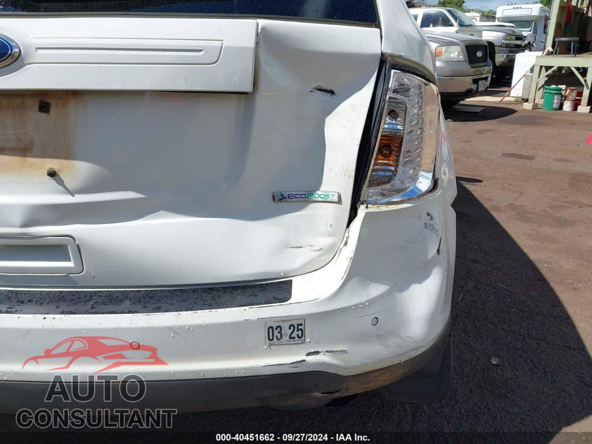 FORD EDGE 2013 - 2FMDK3G9XDBC34700