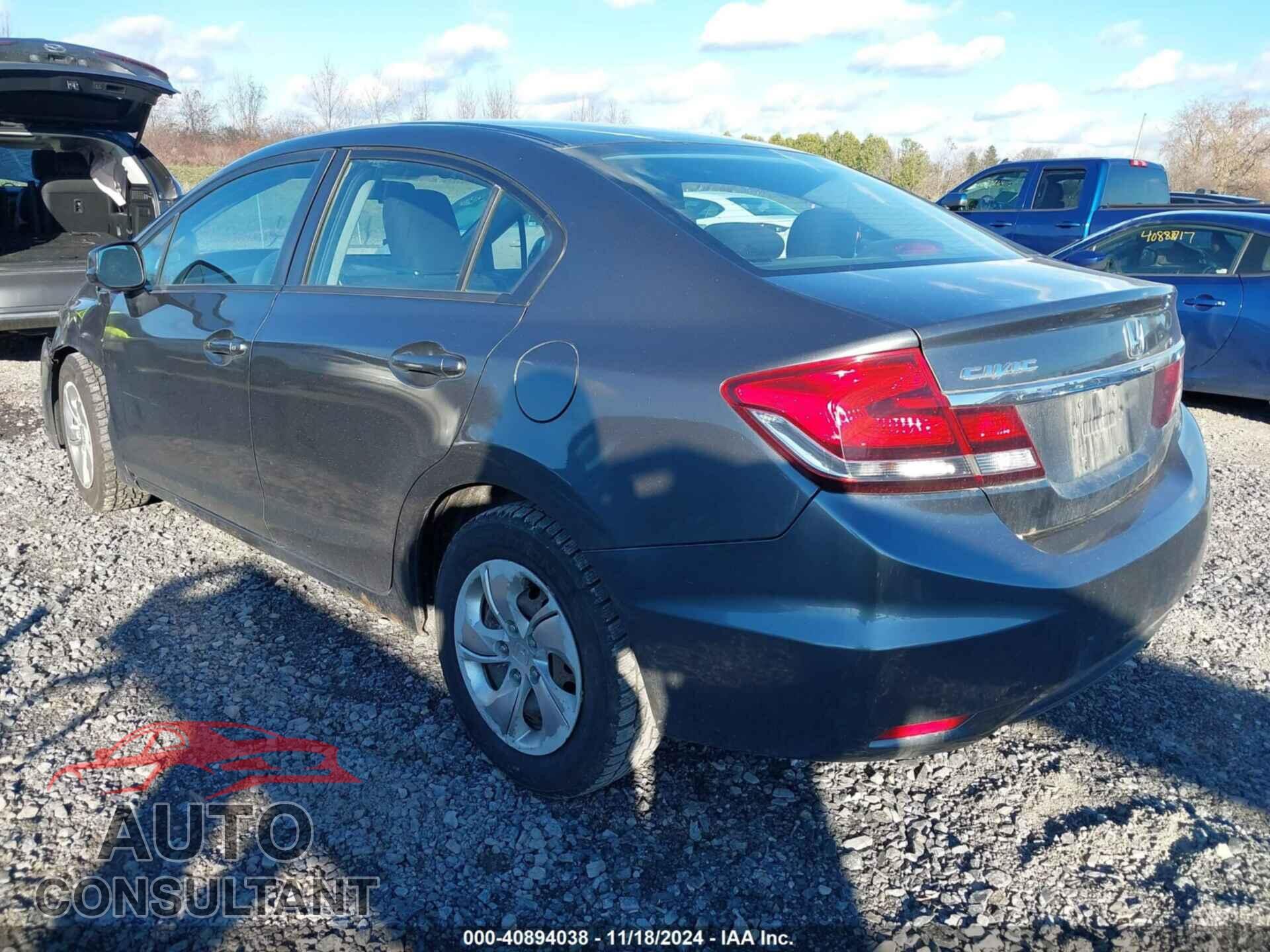 HONDA CIVIC 2013 - 19XFB2F54DE051484