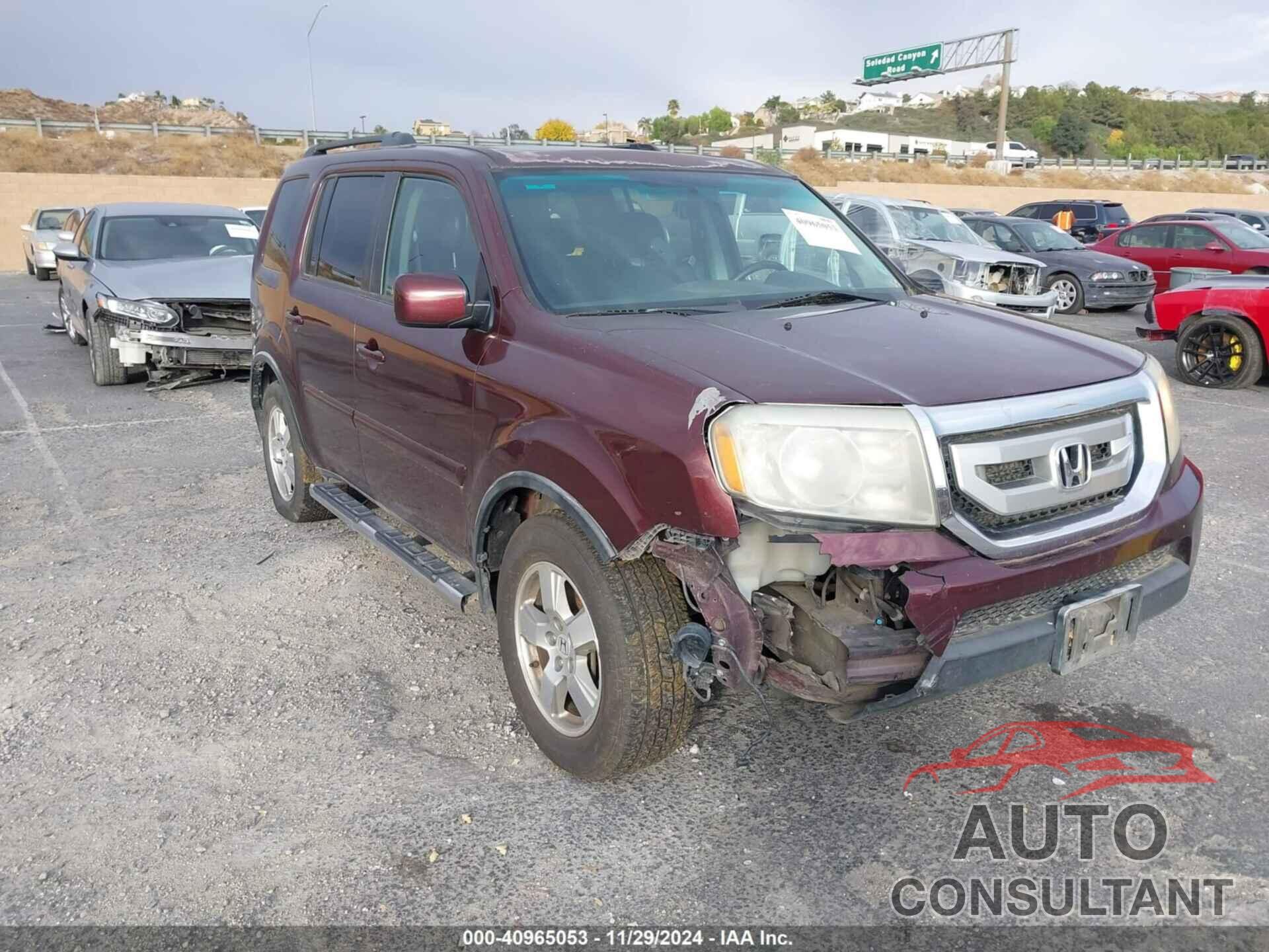 HONDA PILOT 2011 - 5FNYF4H52BB037290