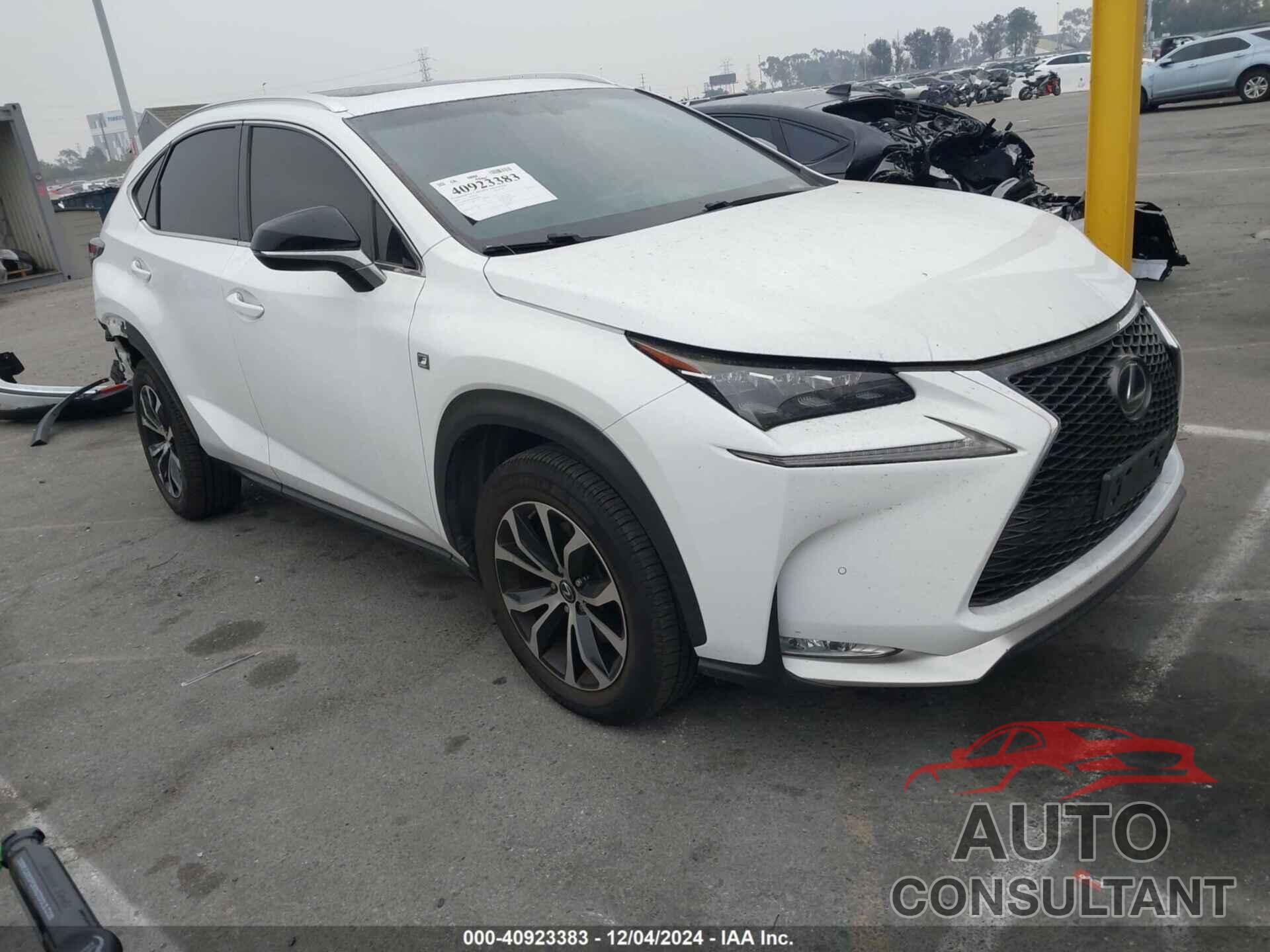 LEXUS NX 200T 2016 - JTJBARBZ9G2056309