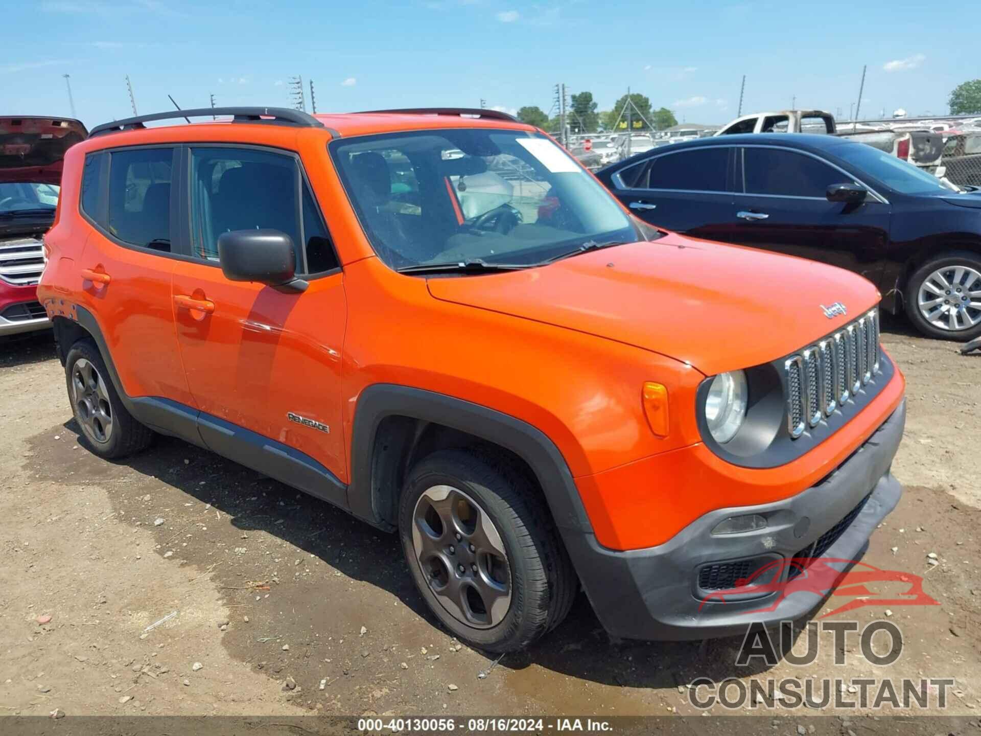 JEEP RENEGADE 2016 - ZACCJAAT3GPE29274