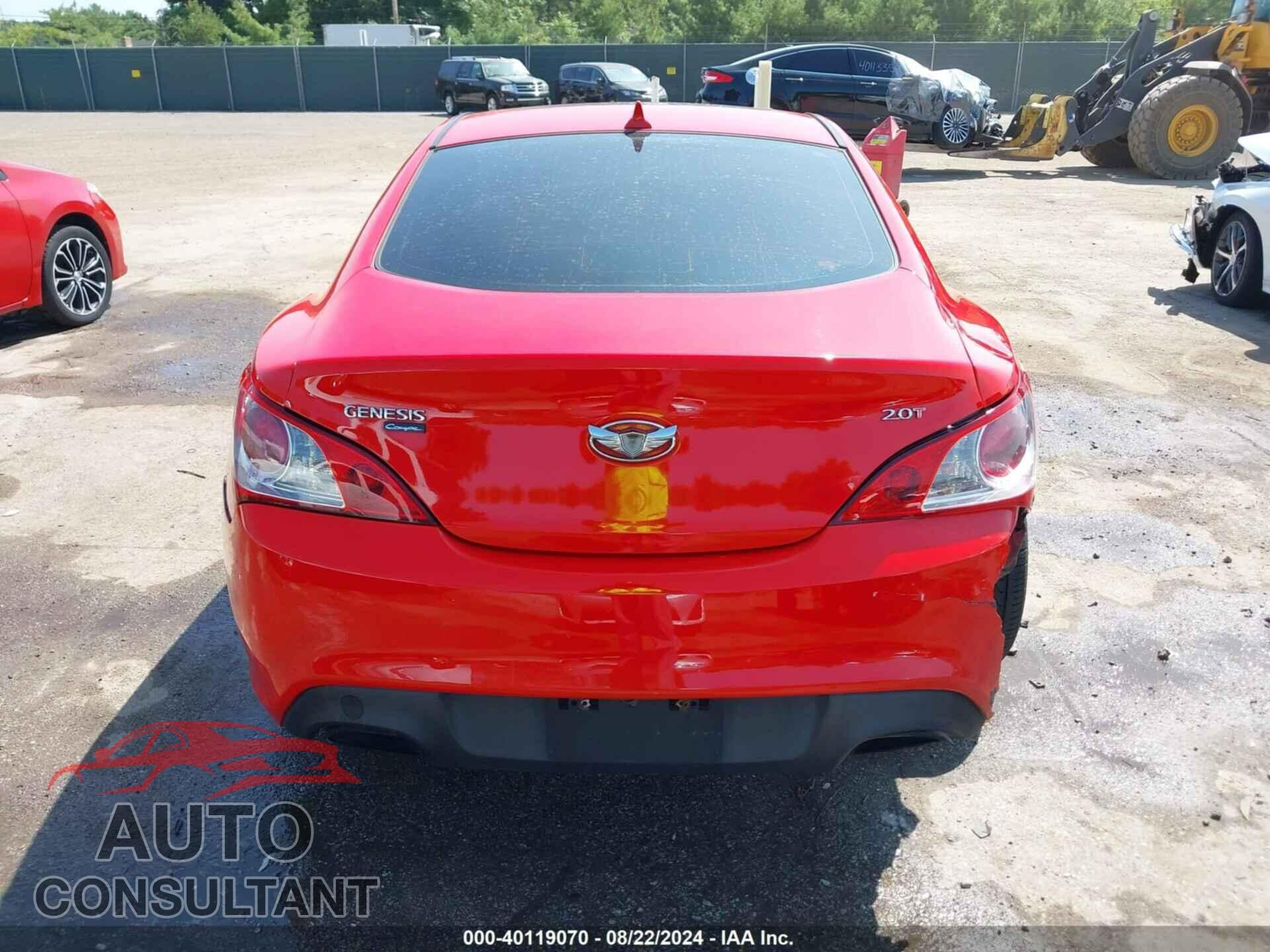 HYUNDAI GENESIS 2011 - KMHHT6KD4BU056818