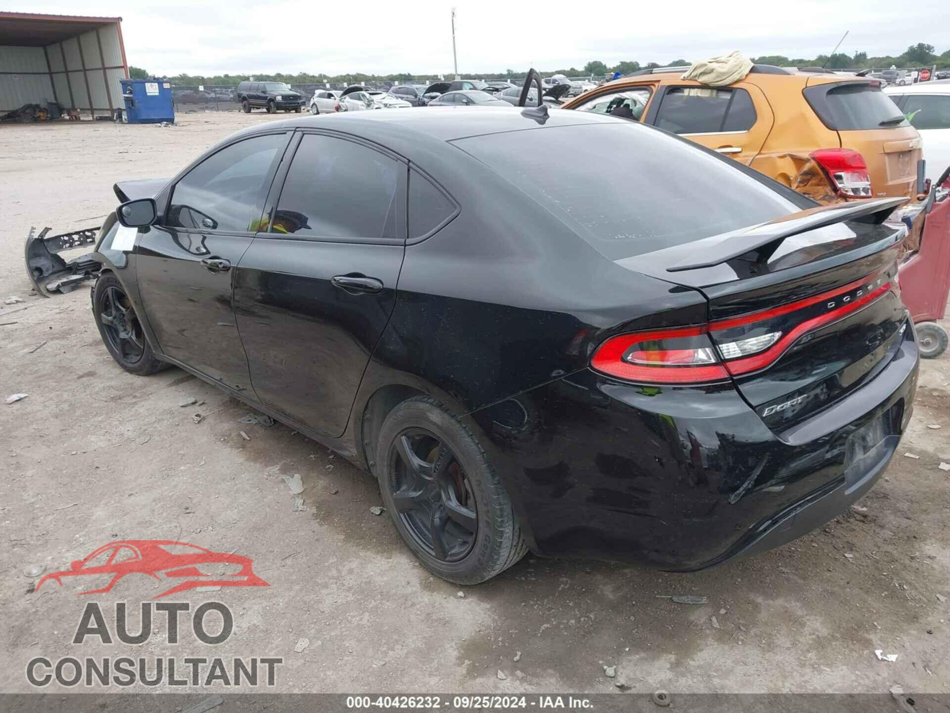 DODGE DART 2015 - 1C3CDFBB4FD380601