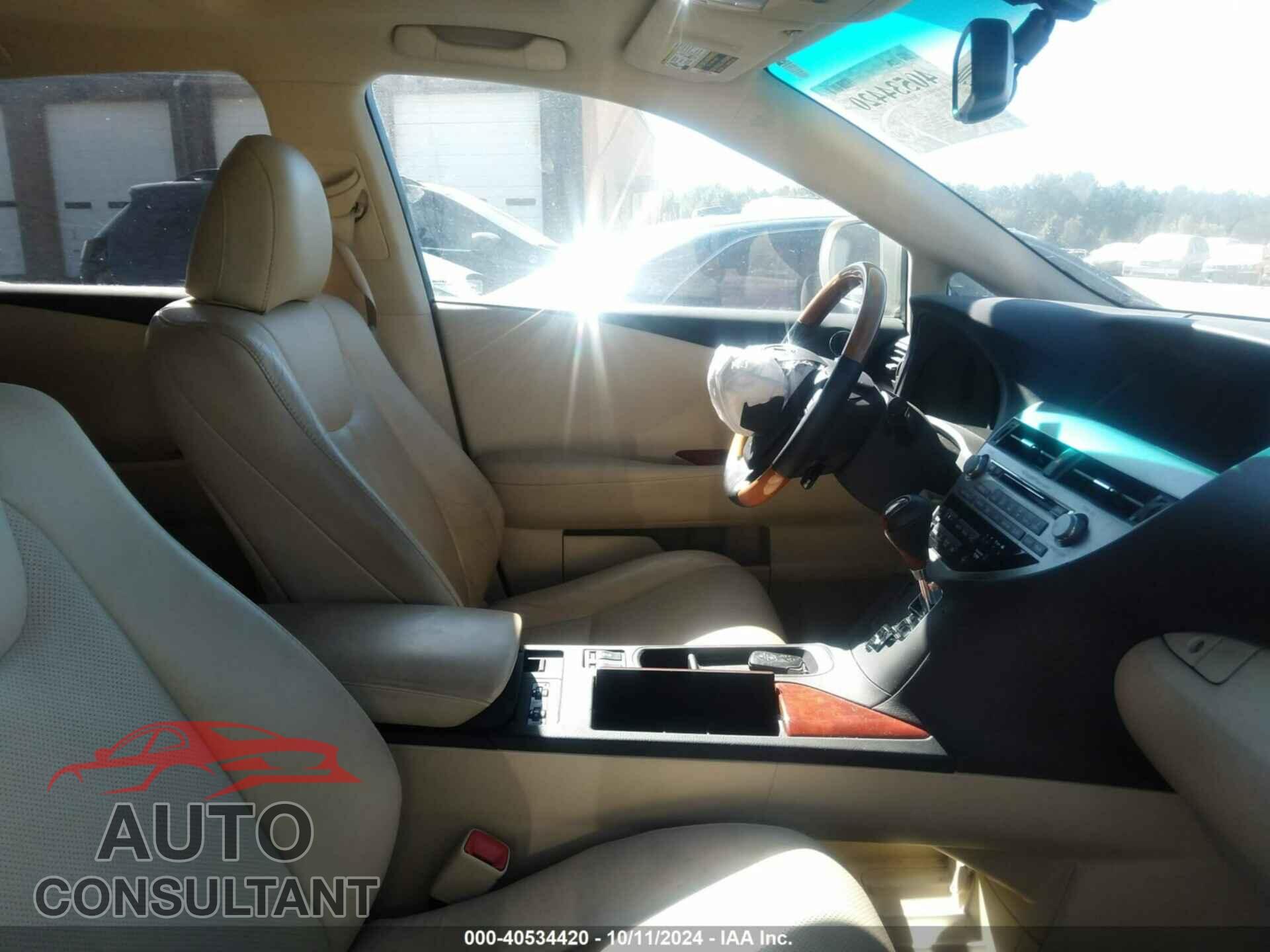 LEXUS RX 350 2011 - 2T2ZK1BA8BC042160