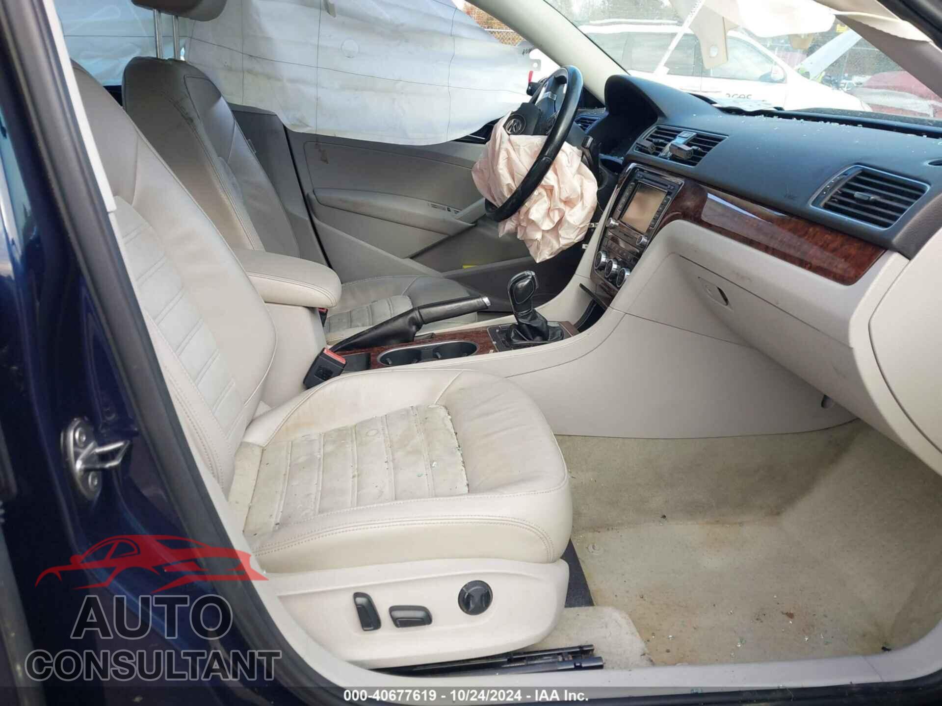 VOLKSWAGEN PASSAT 2013 - 1VWCN7A35DC097889