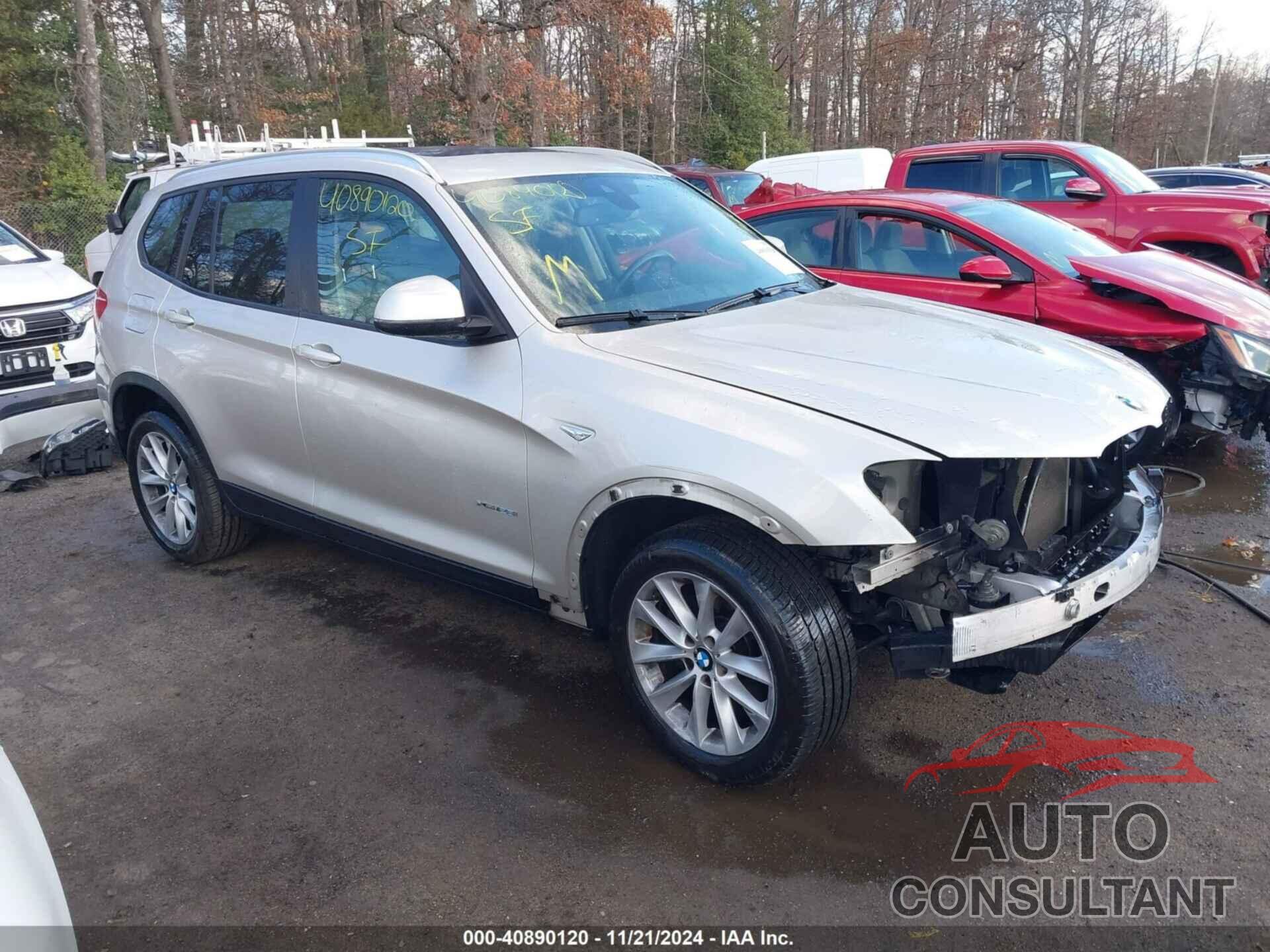 BMW X3 2015 - 5UXWX9C54F0D52249