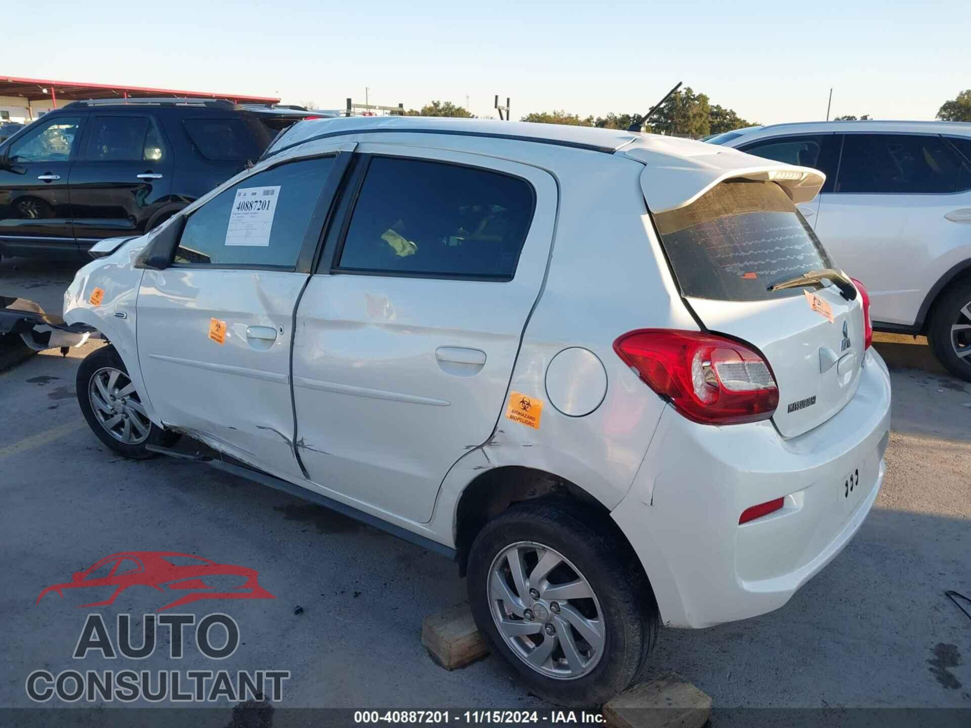 MITSUBISHI MIRAGE 2017 - ML32A4HJ6HH021199