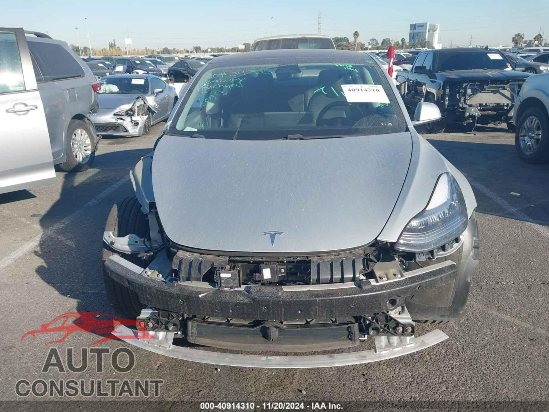 TESLA MODEL 3 2018 - 5YJ3E1EA8JF022031