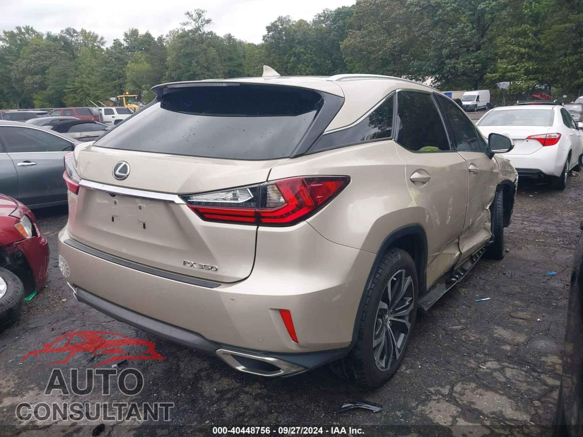 LEXUS RX 2016 - 2T2ZZMCA0GC018566