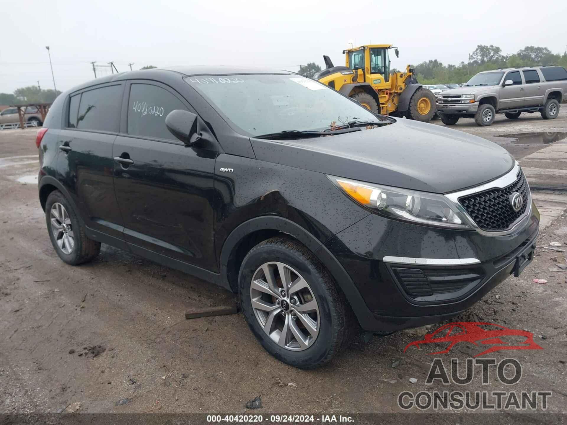 KIA SPORTAGE 2016 - KNDPBCAC6G7821494