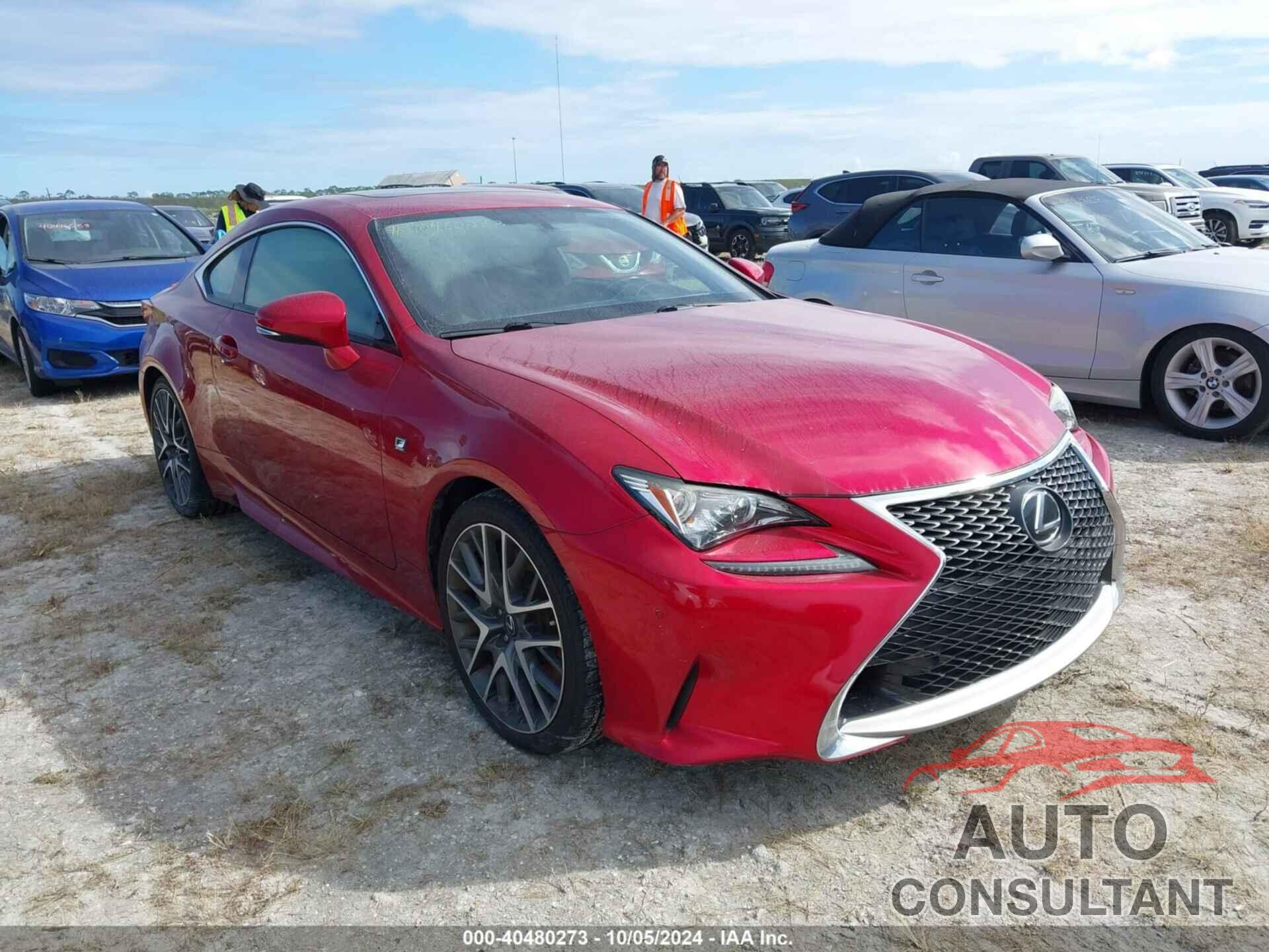 LEXUS RC 2016 - JTHHA5BC8G5003552