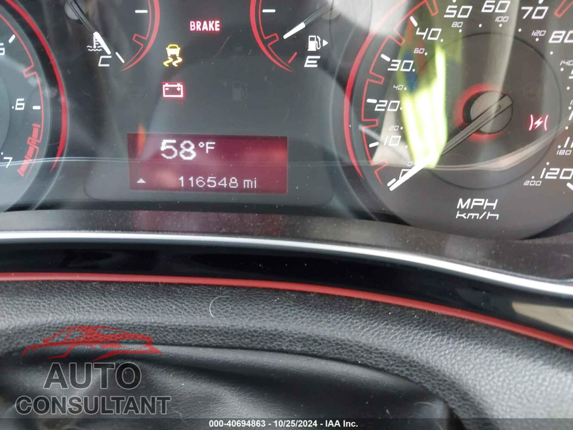 DODGE DART 2016 - 1C3CDFAA7GD738705