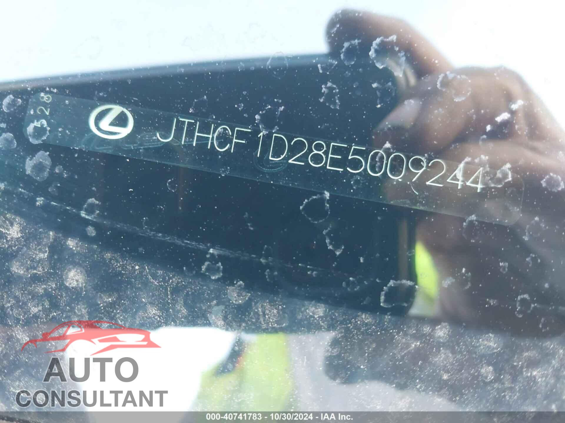 LEXUS IS 250 2014 - JTHCF1D28E5009244