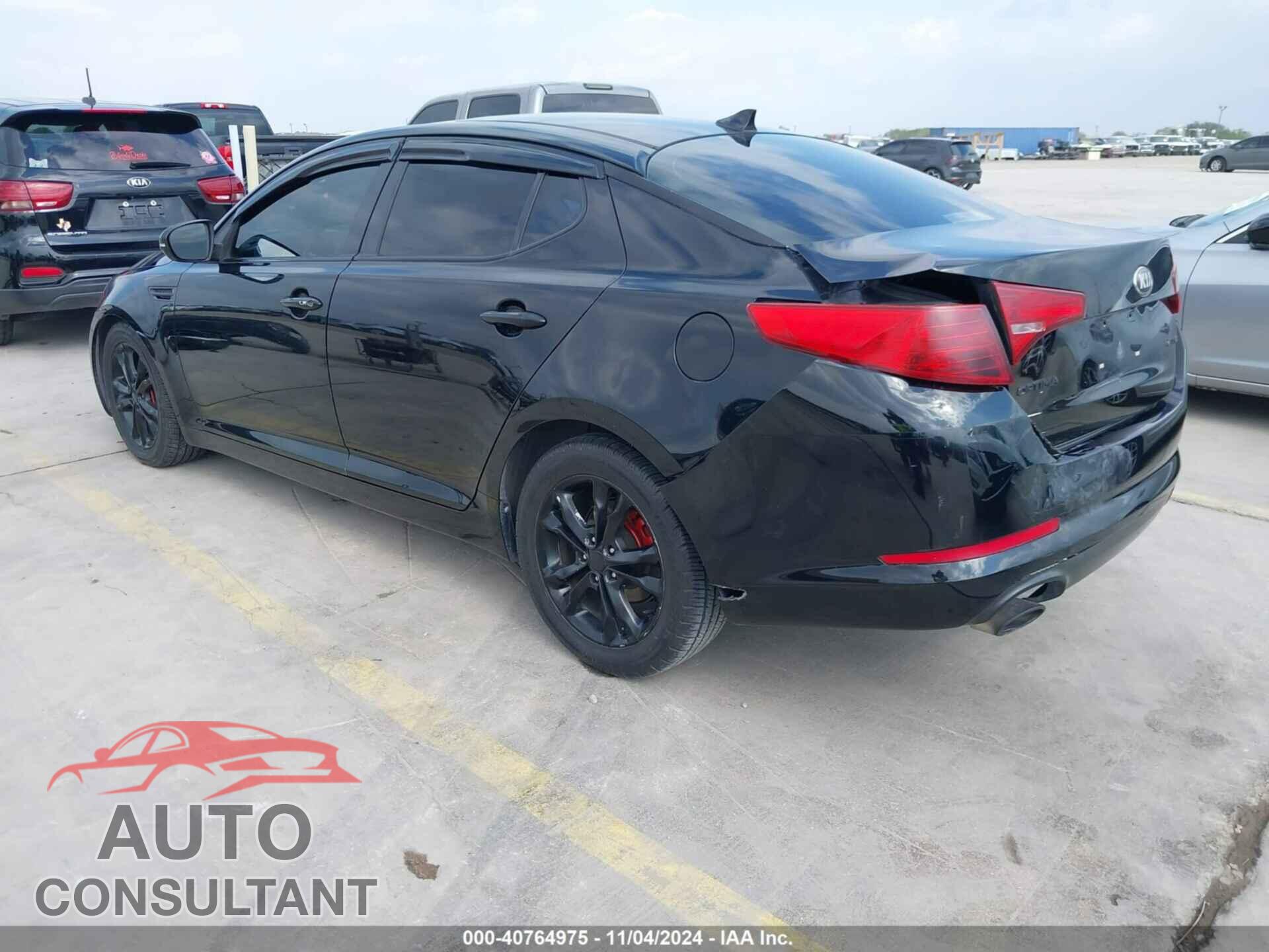 KIA OPTIMA 2013 - 5XXGN4A75DG161354
