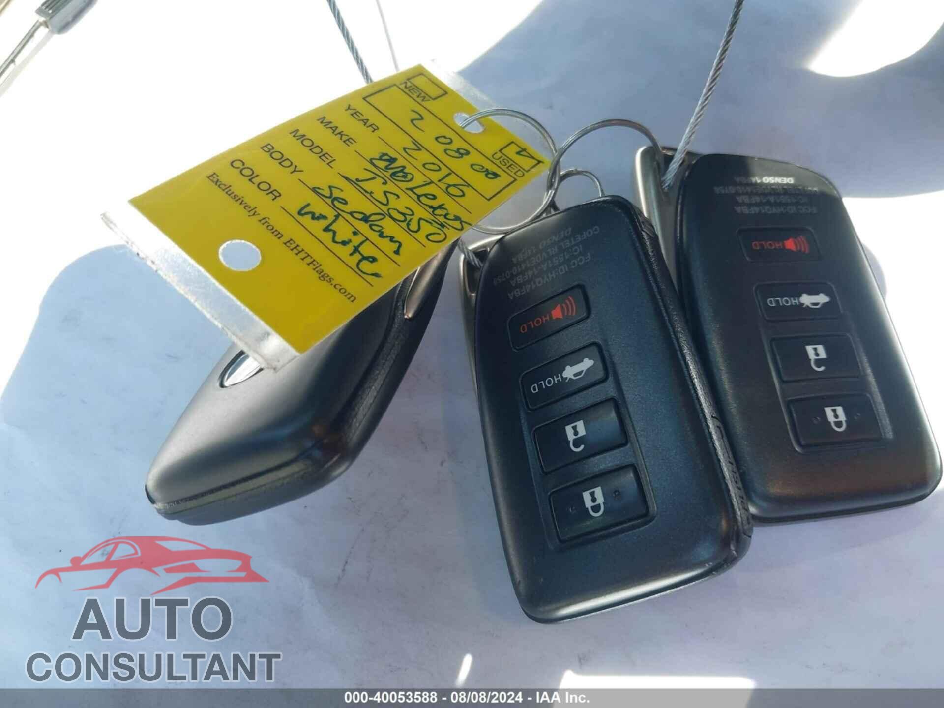 LEXUS IS 350 2016 - JTHBE1D22G5027062