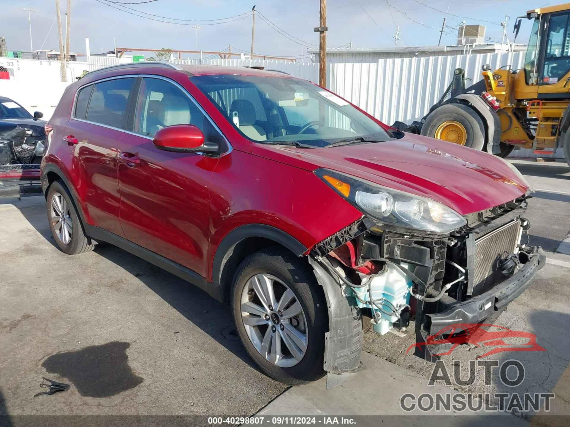 KIA SPORTAGE 2019 - KNDPM3AC7K7533633