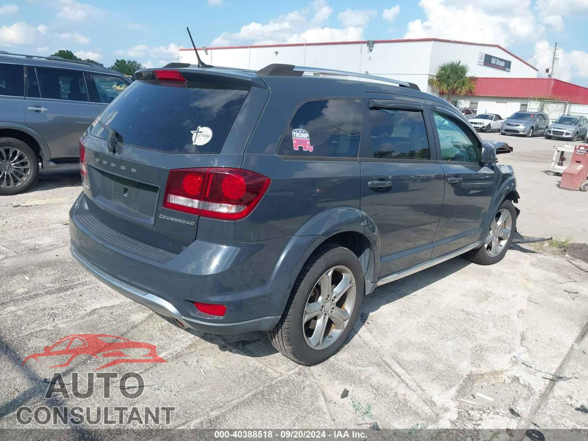 DODGE JOURNEY 2017 - 3C4PDCGG9HT619802