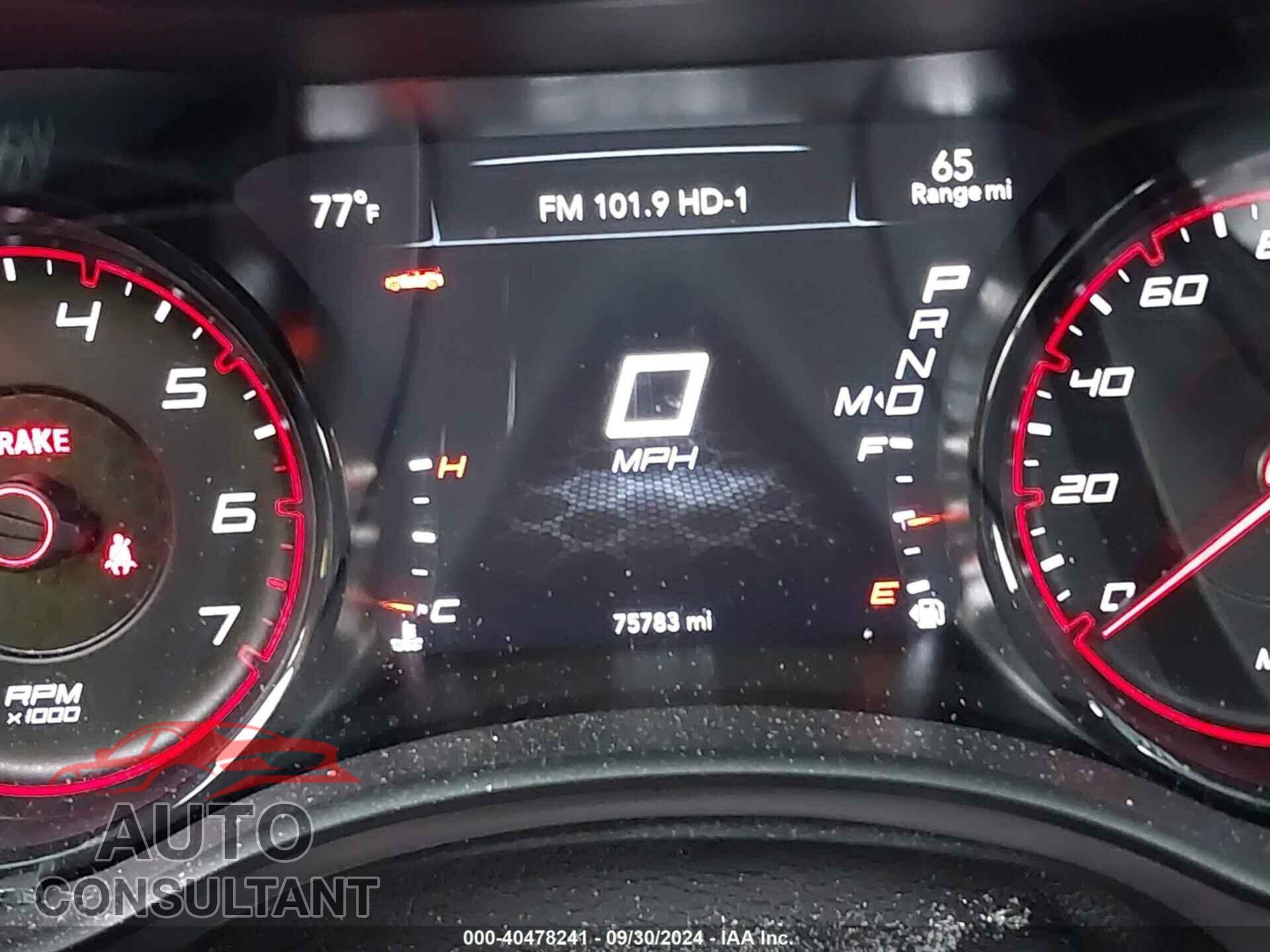 DODGE CHARGER 2019 - 2C3CDXCT3KH554166
