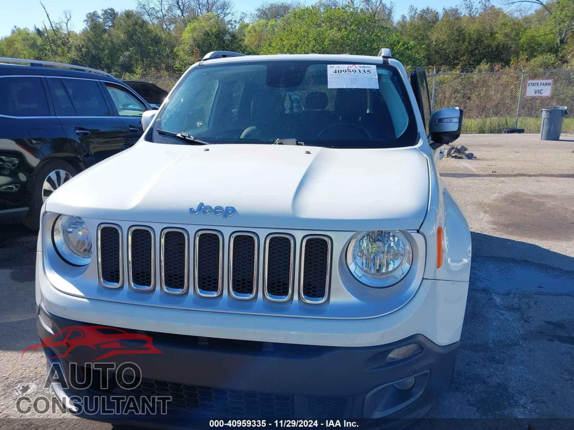 JEEP RENEGADE 2017 - ZACCJADB2HPF35266