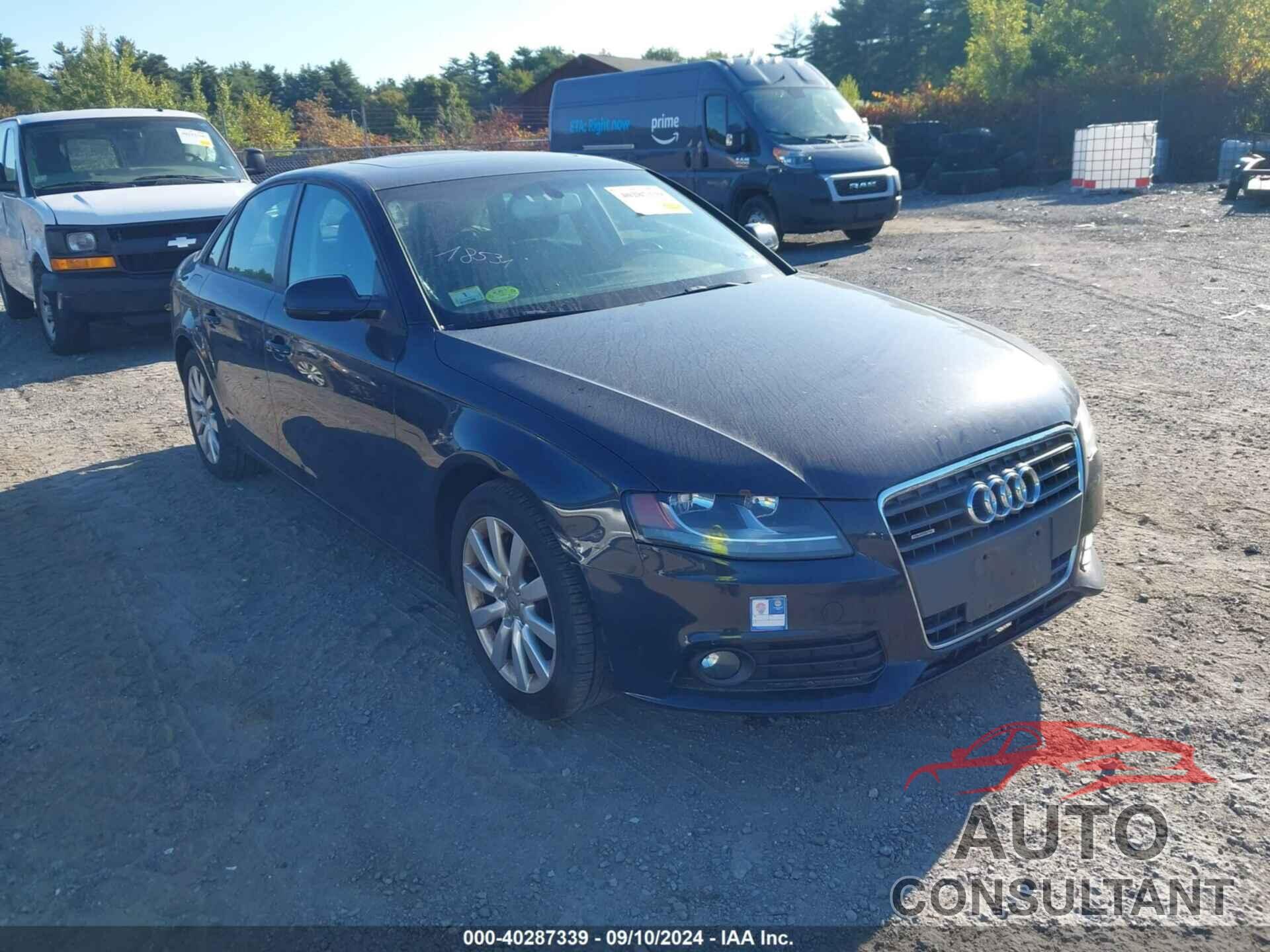 AUDI A4 2012 - WAUDFAFLXCA081074