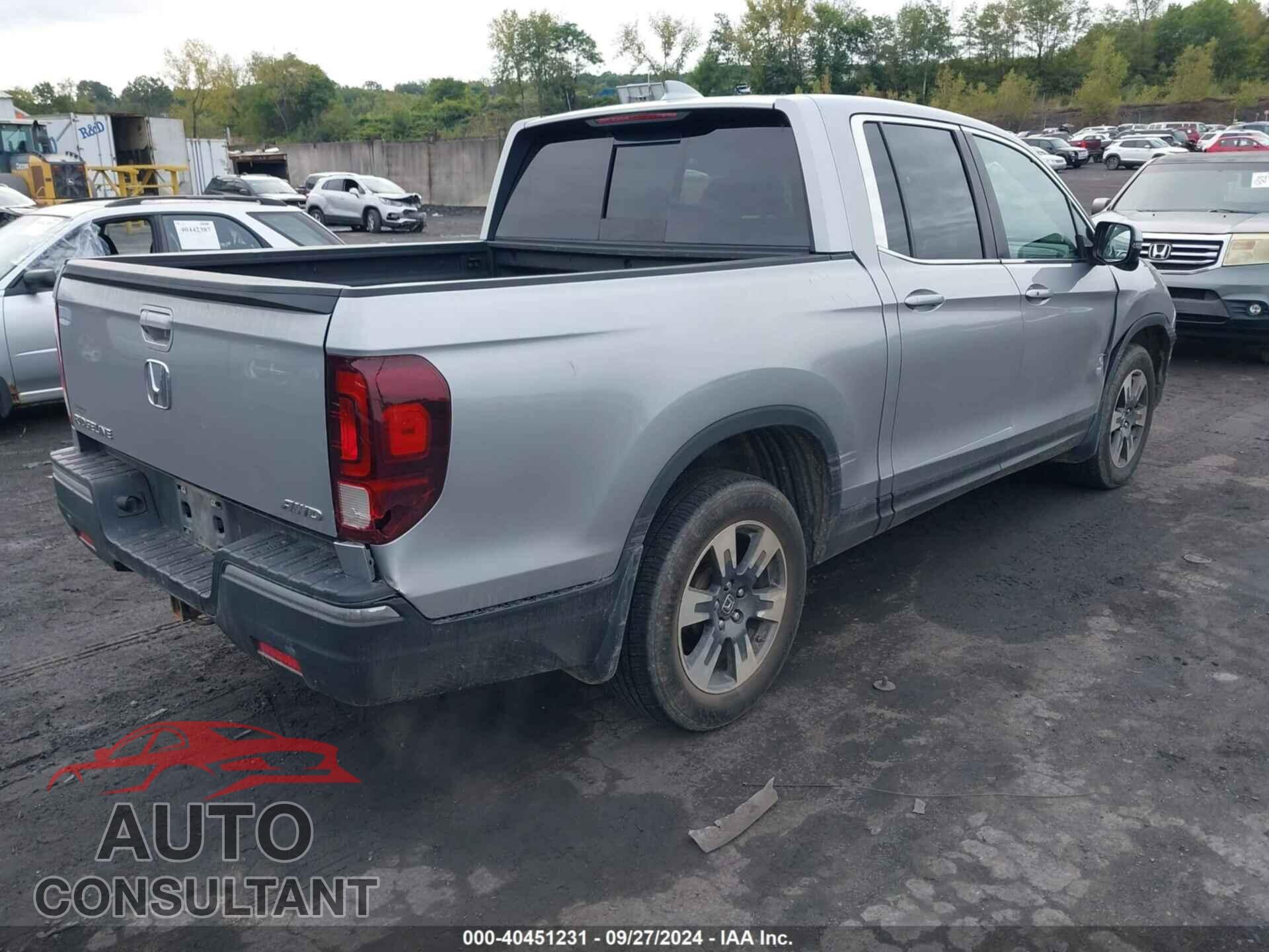HONDA RIDGELINE 2019 - 5FPYK3F64KB022864